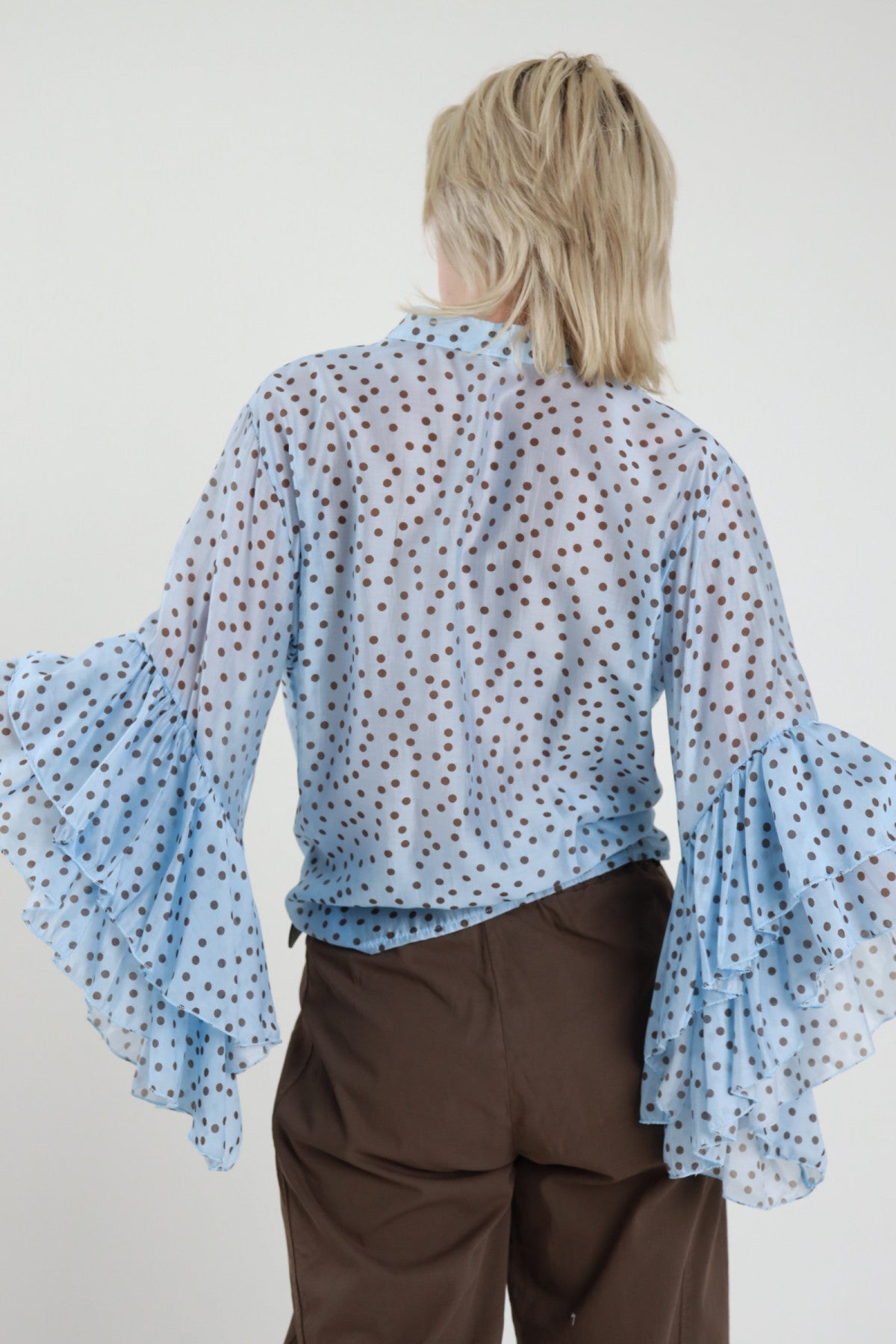 SUSY MIX CAMICIA GALE CELESTE