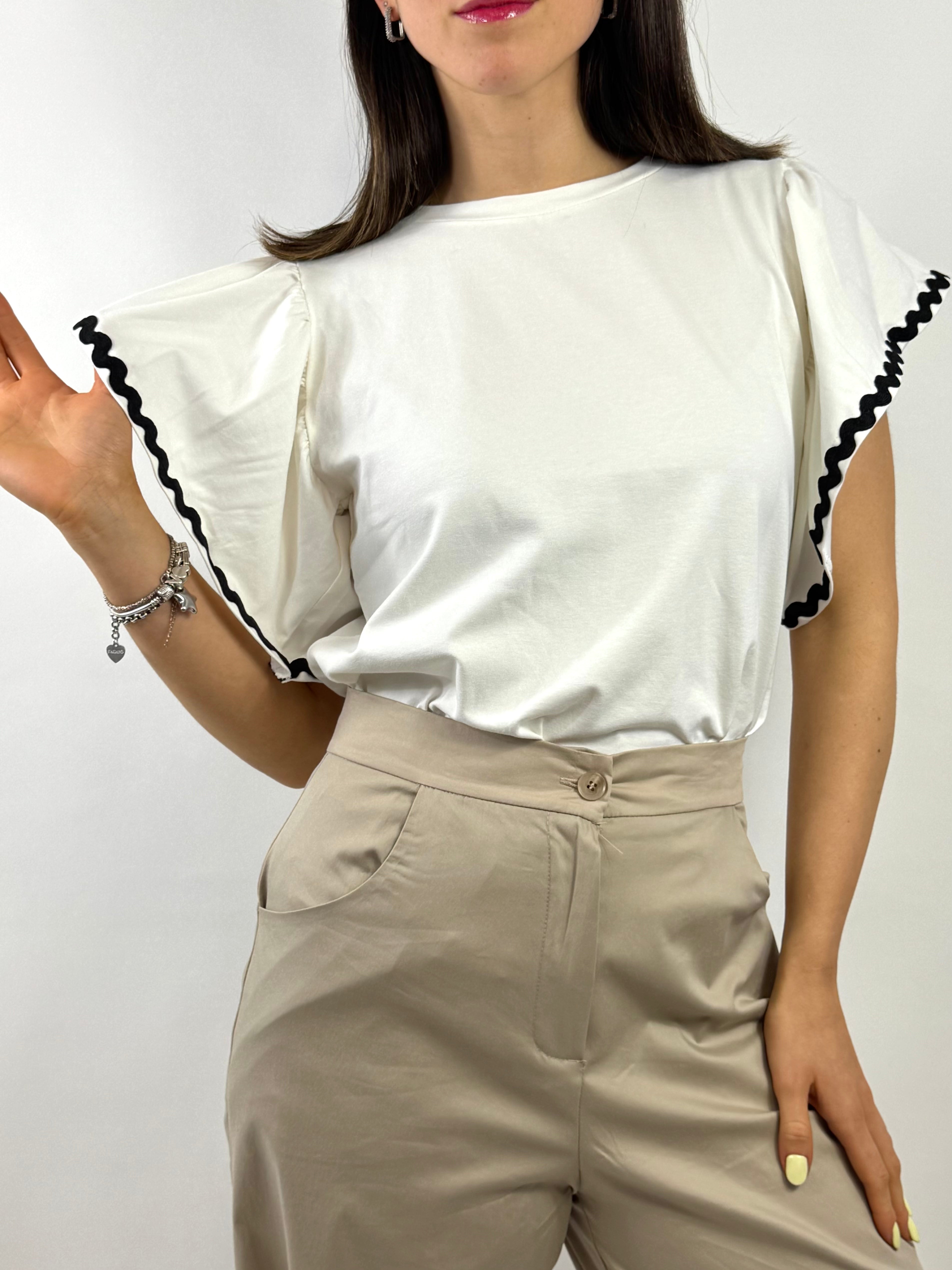 SUSY MIX T-SHIRT ROUGE BIANCA