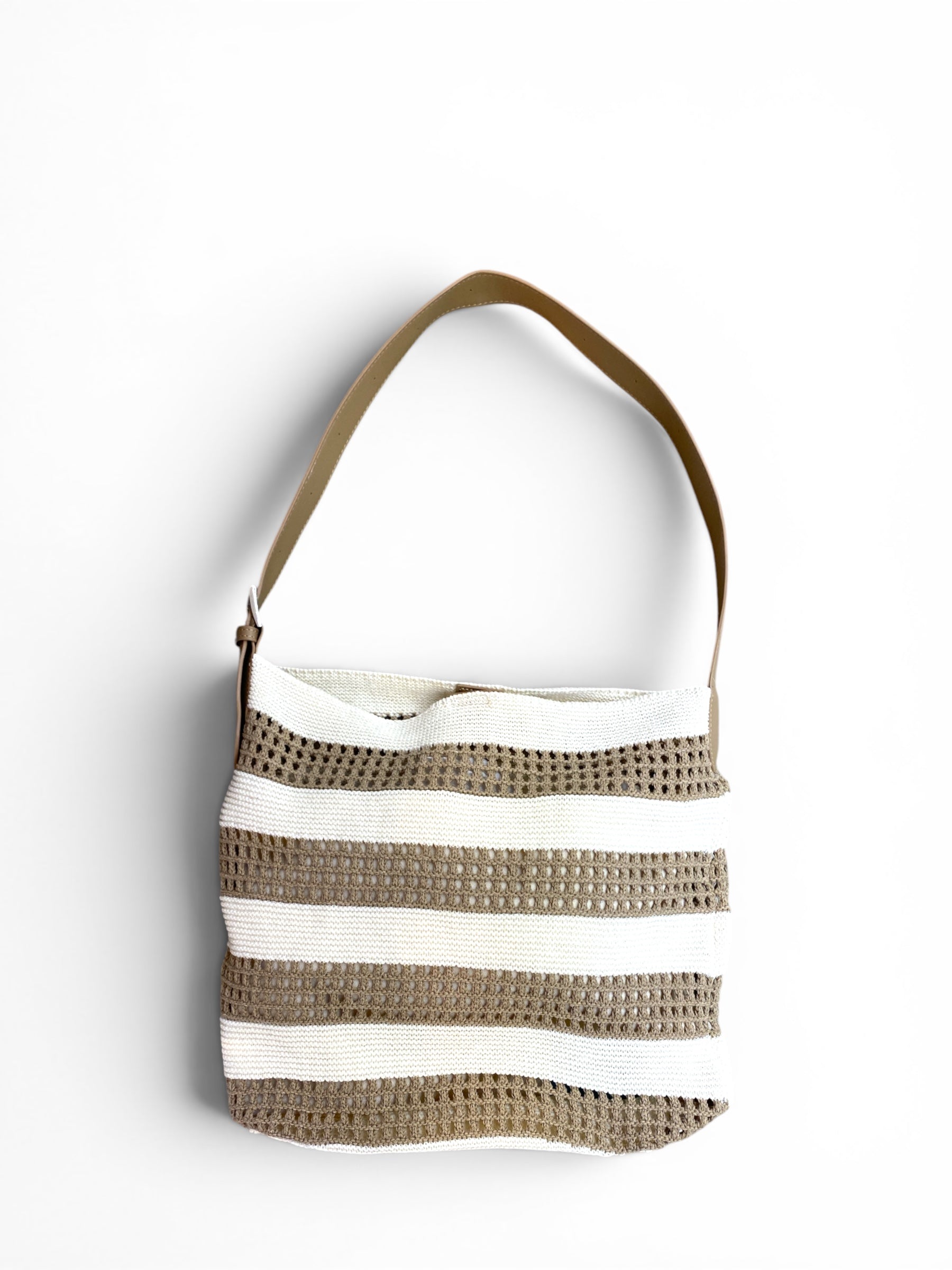 VIVIENNE D BORSA A RIGHE BEIGE