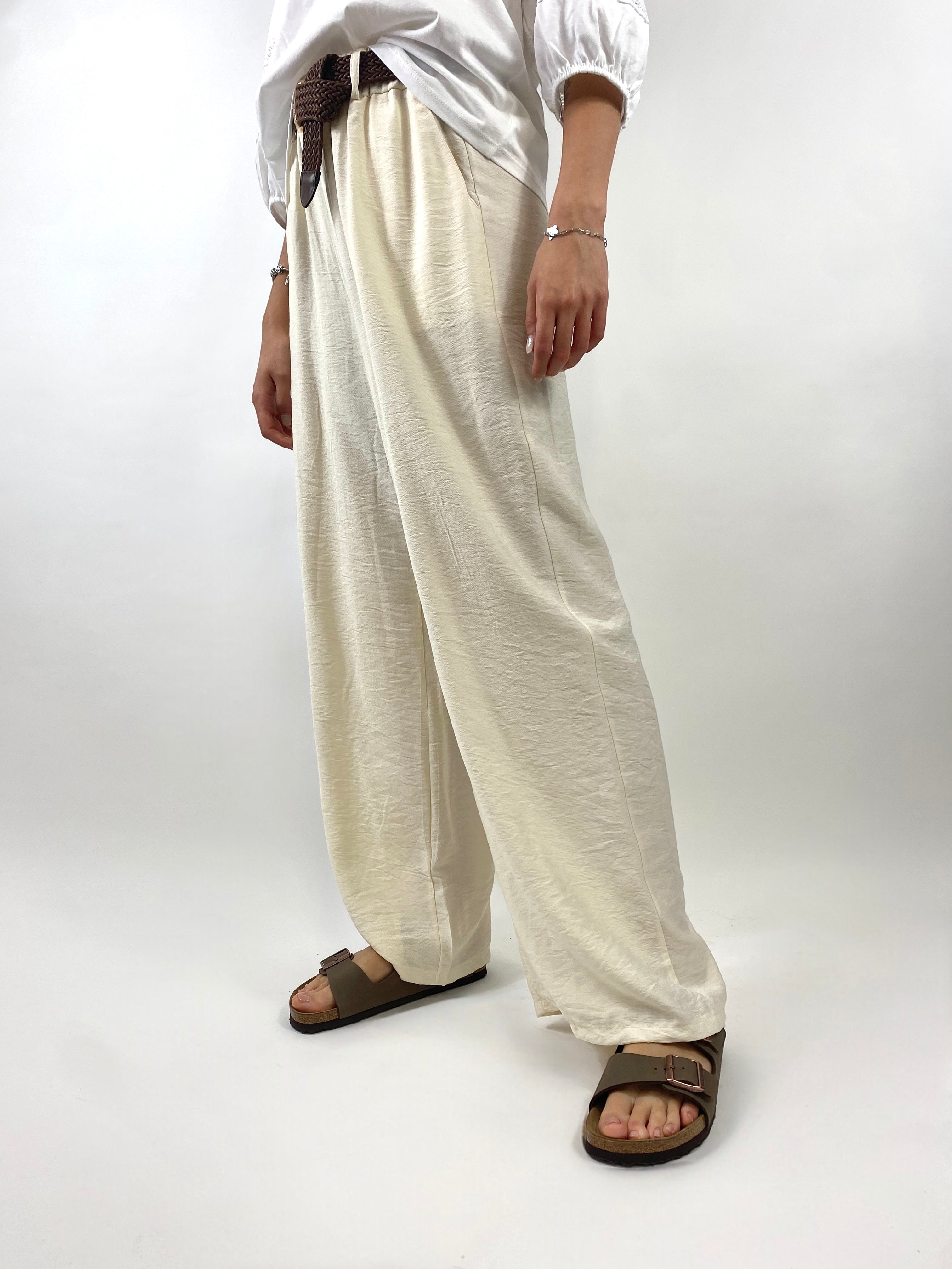 CECILE PANTALONE AMPIO BURRO