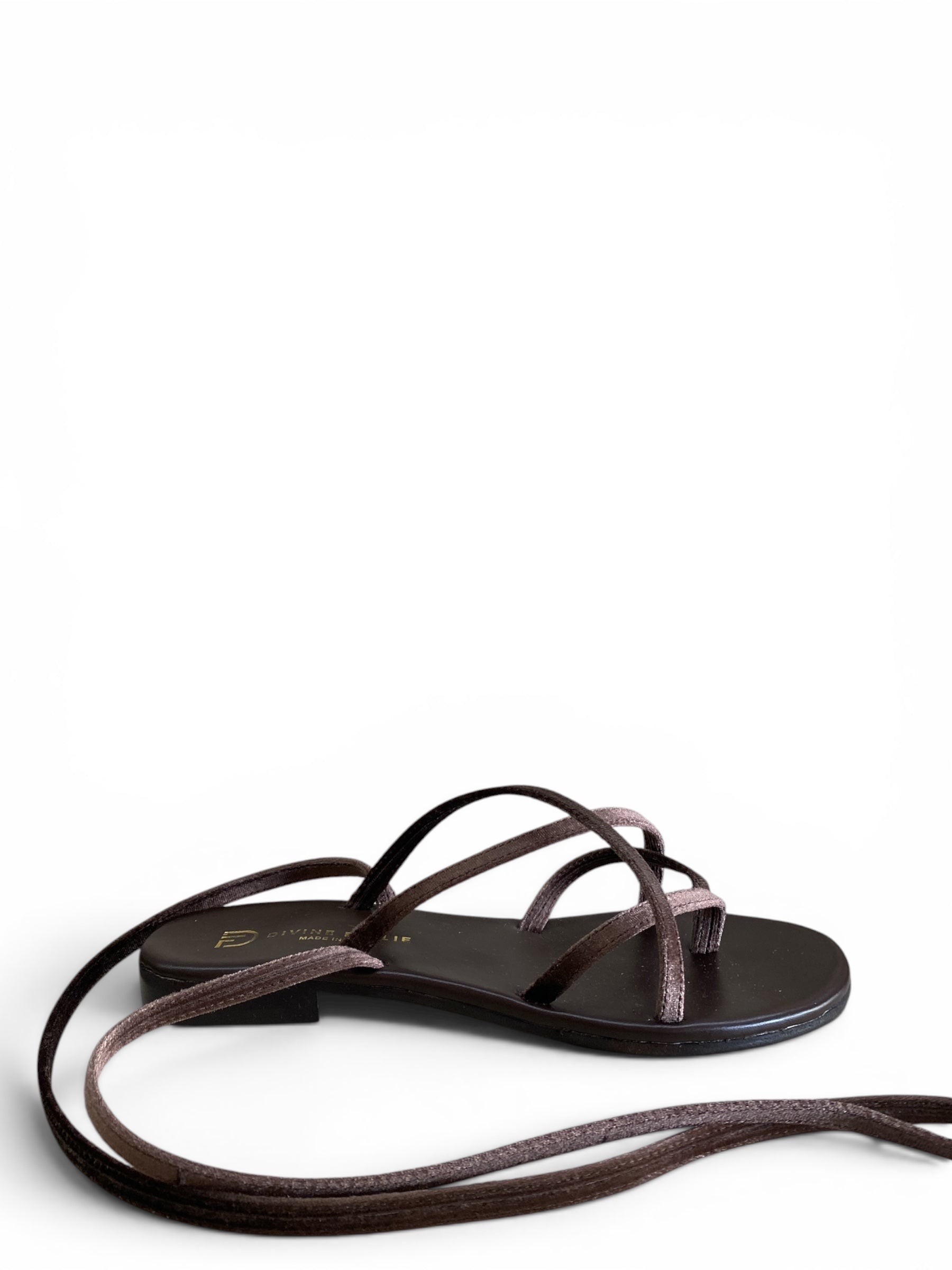 DIVINE FOLLIE SANDALO SCHIAVA MORO
