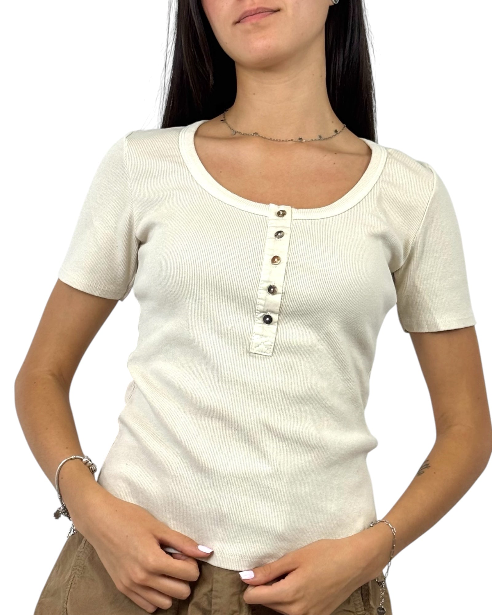 SUSY MIX MAGLIA SERAFINO BURRO