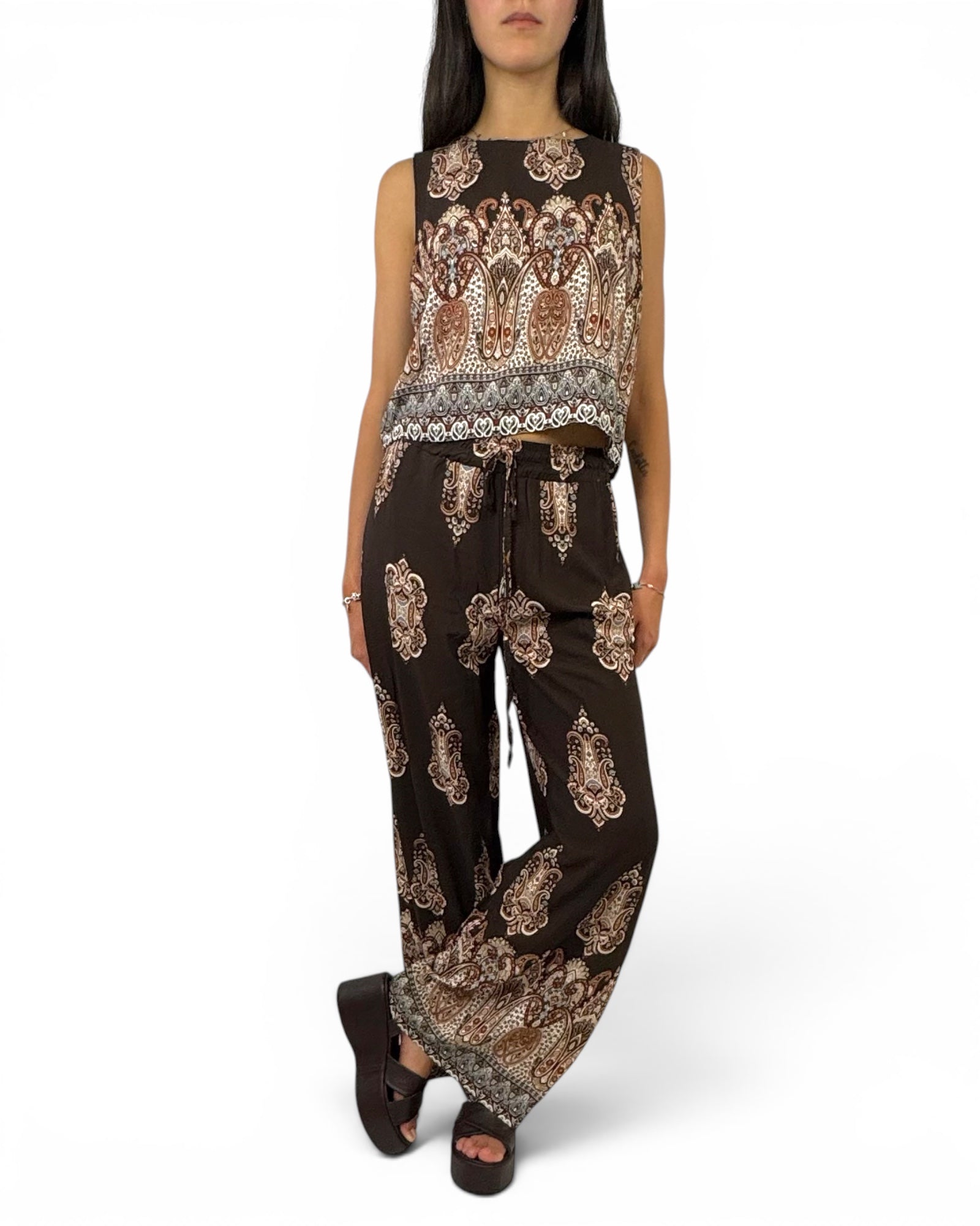 SUSY MIX PANTALONE MORO FANTASIA