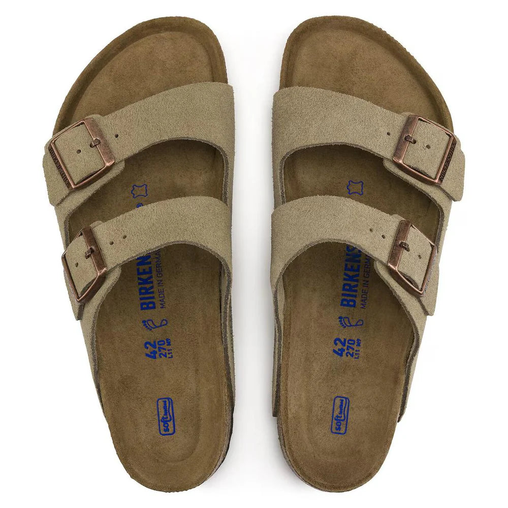 BIRKENSTOCK ARIZONA UOMO SUEDE TAUPE