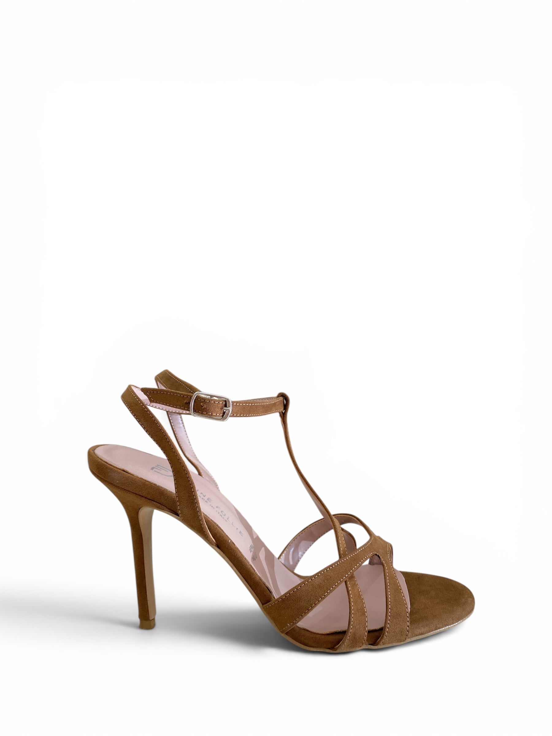 DIVINE FOLLIE SANDALO TACCO ALTO CUOIO