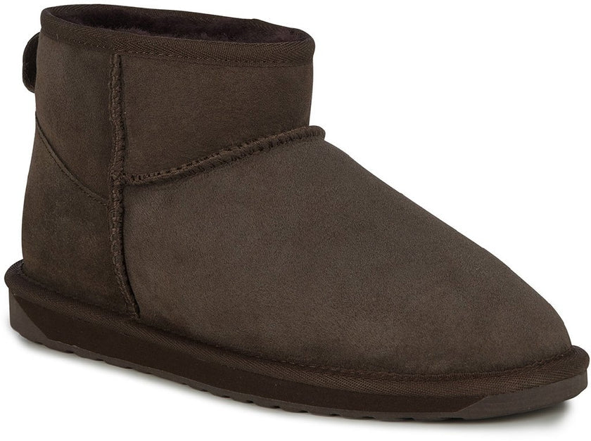 EMU AUSTRALIA STIVALETTO IN MONTONE STINGER MICRO CHOCOLATE