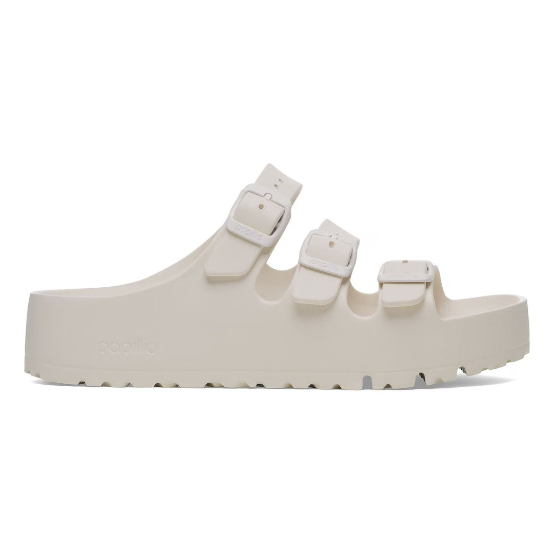 Birkenstock Ciabatta donna platform florida eggshell