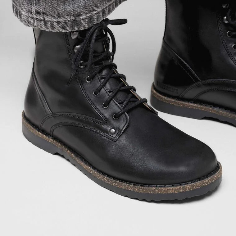 BIRKENSTOCK STIVALE IN PELLE NERO