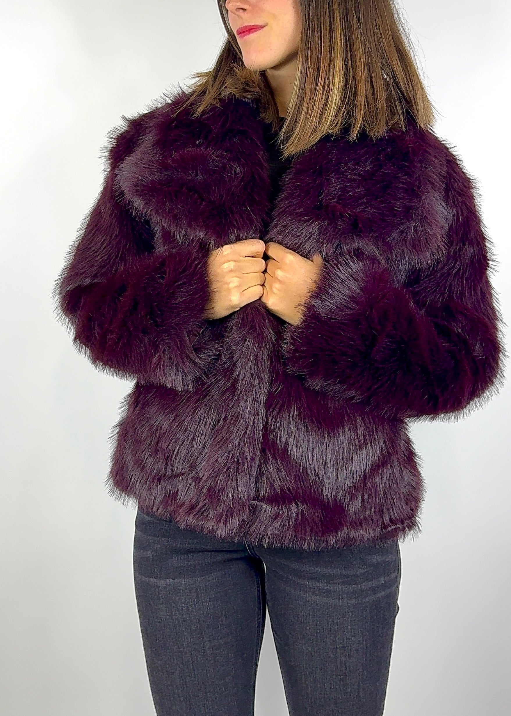 SUSY MIX ECO-PELLICCIA BORDEAUX