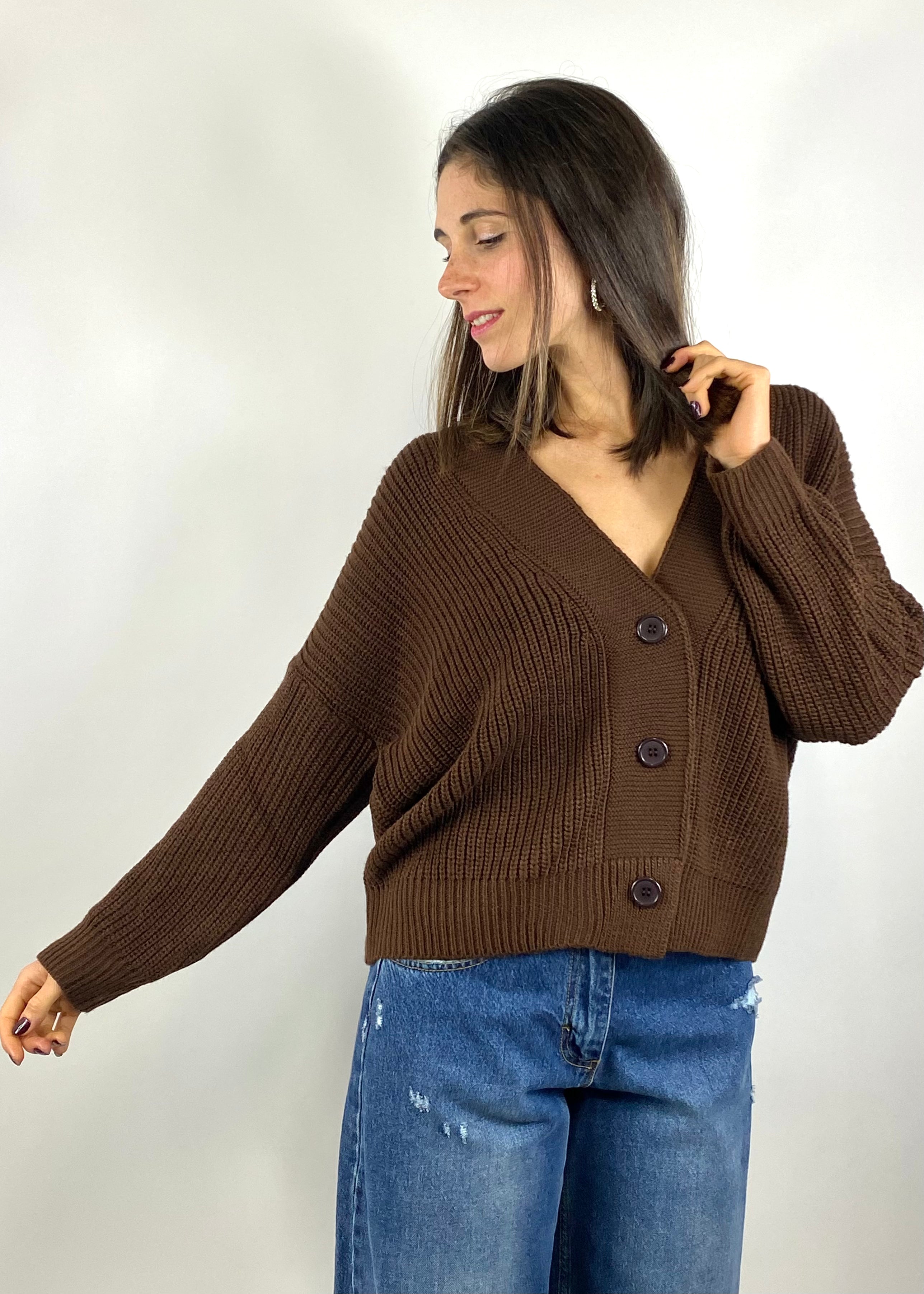 SUSY MIX CARDIGAN A COSTE MORO