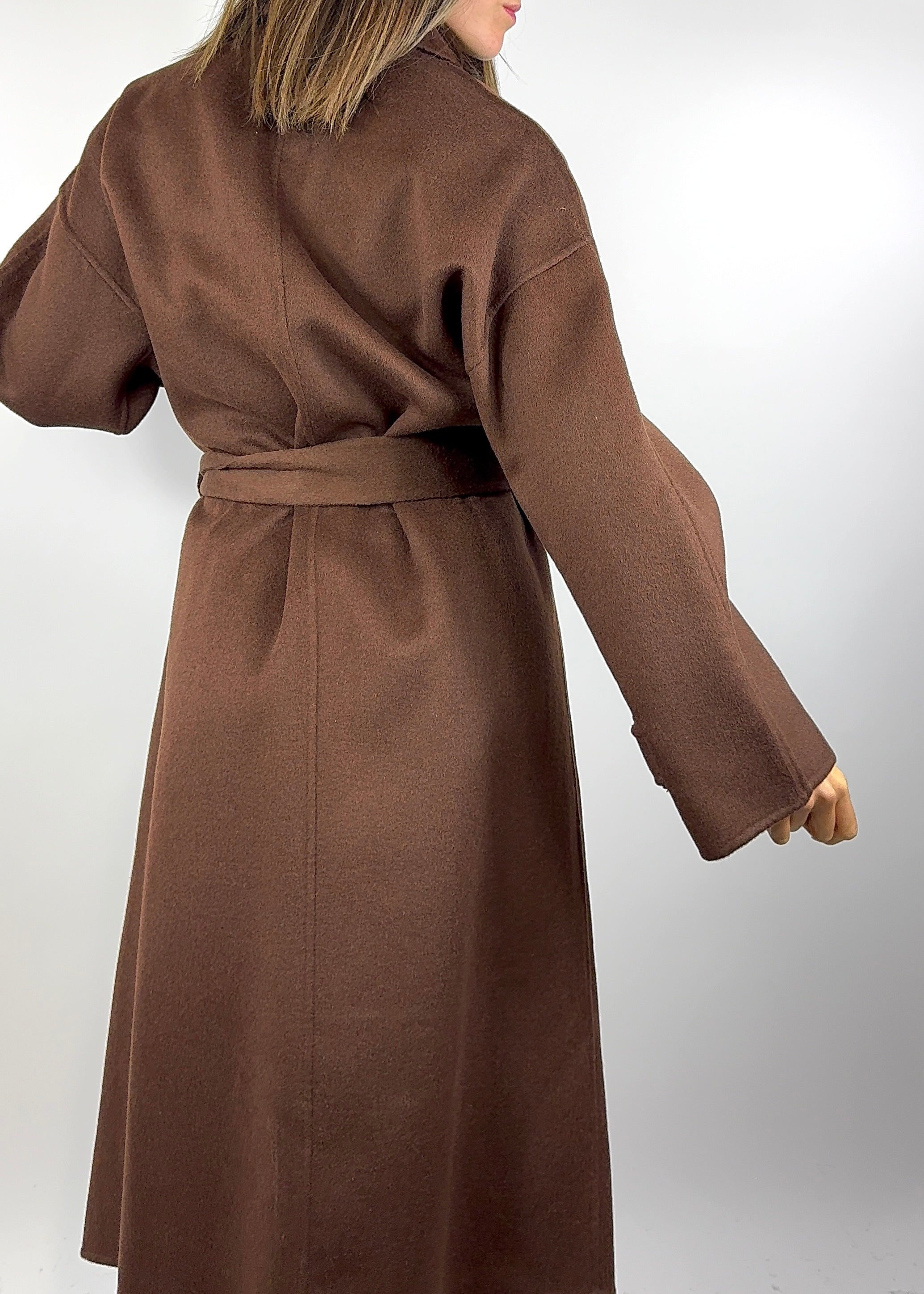 TWO WAY CAPPOTTO VESTAGLIA CIOCCOLATO