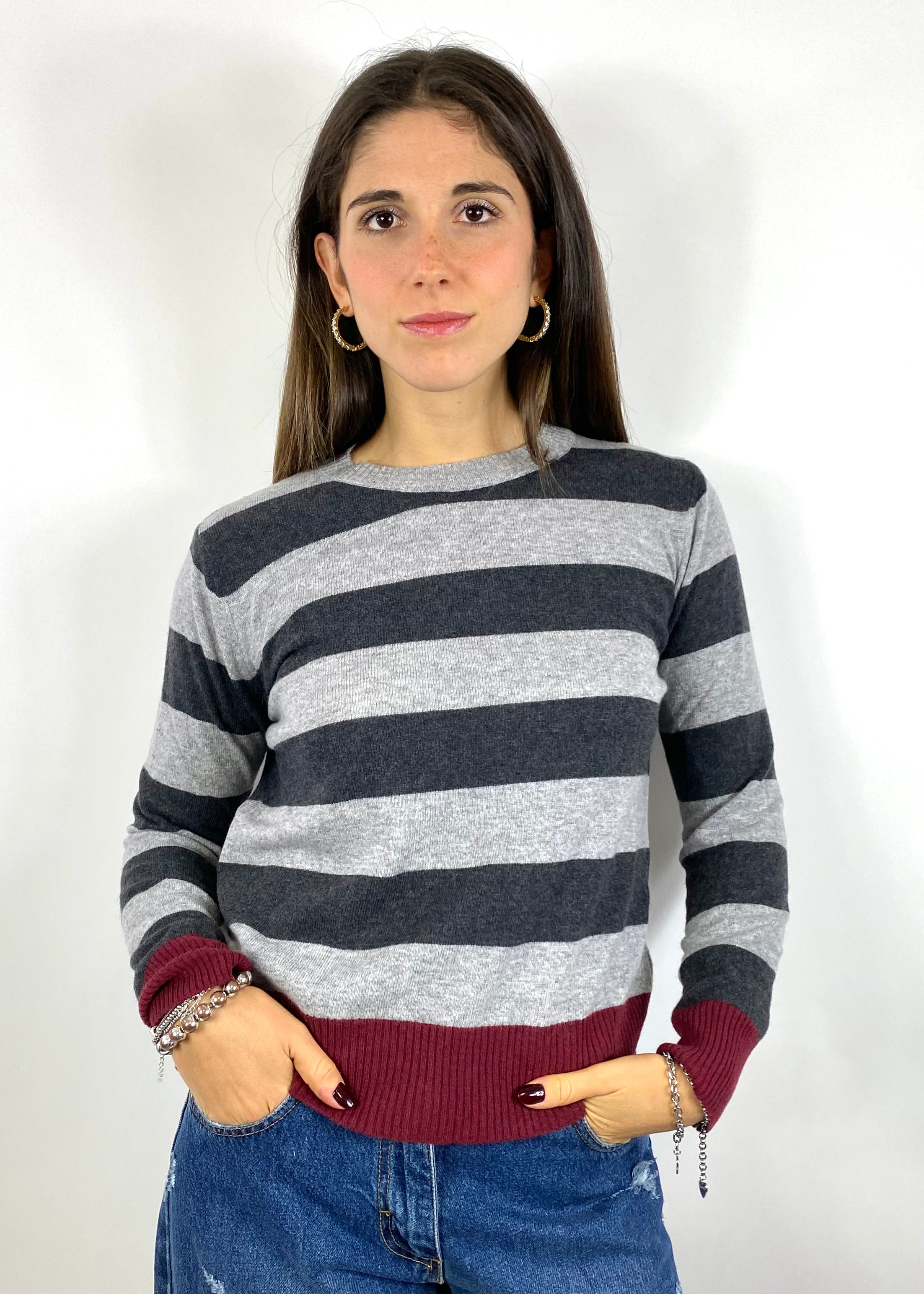 SUSY MIX MAGLIA A RIGHE