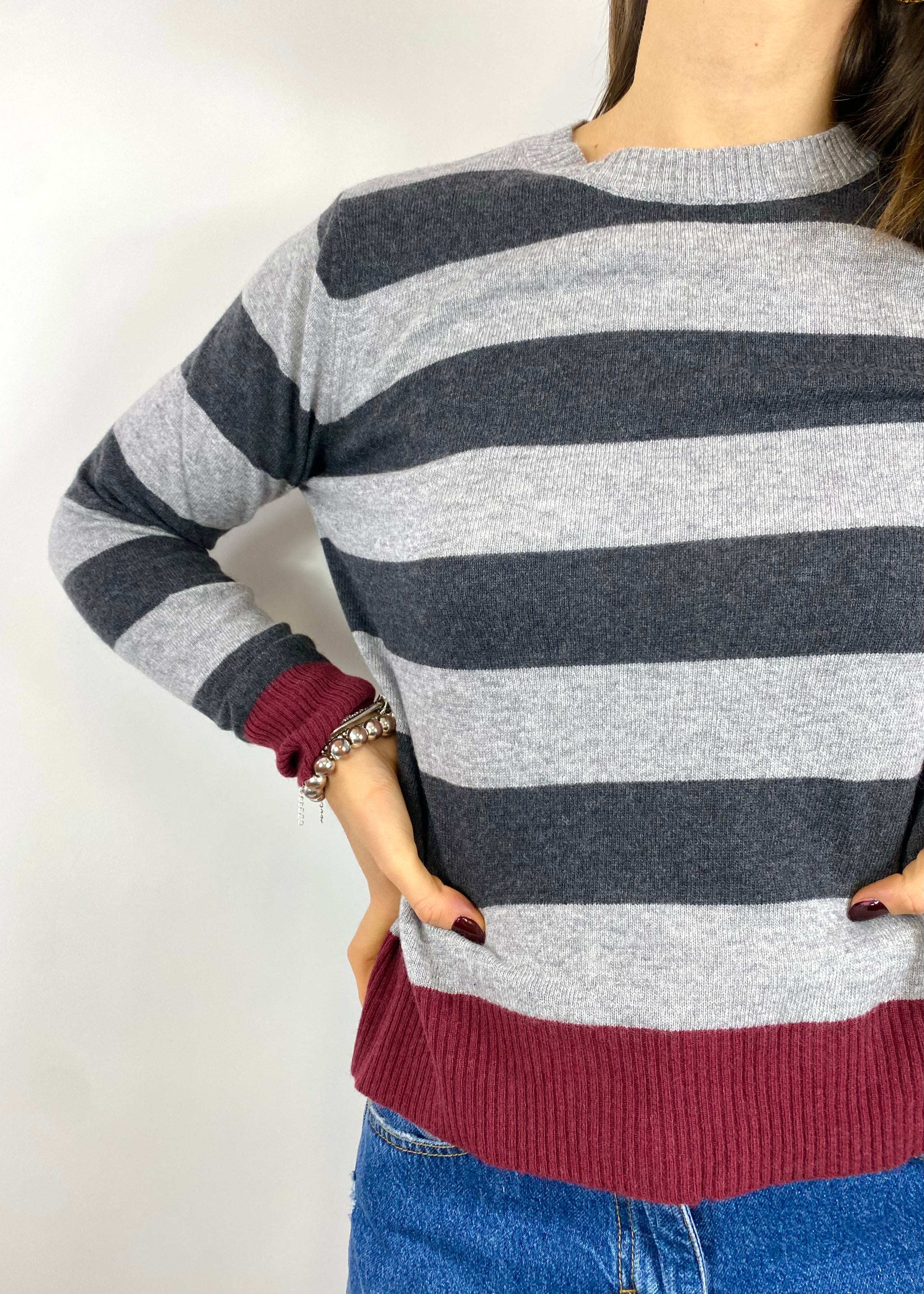 SUSY MIX MAGLIA A RIGHE