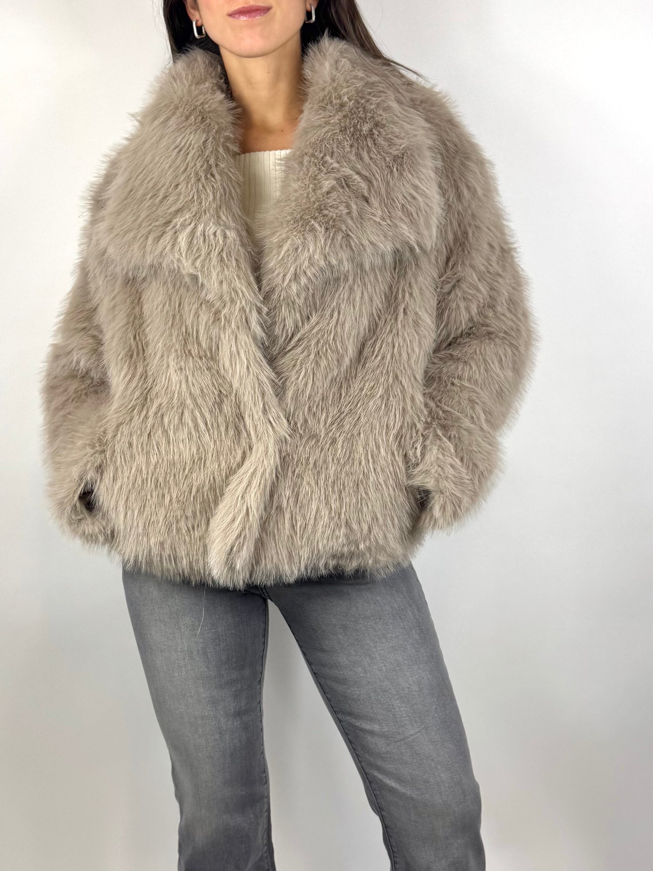 SUSYMIX ECO-PELLICCIA TORTORA
