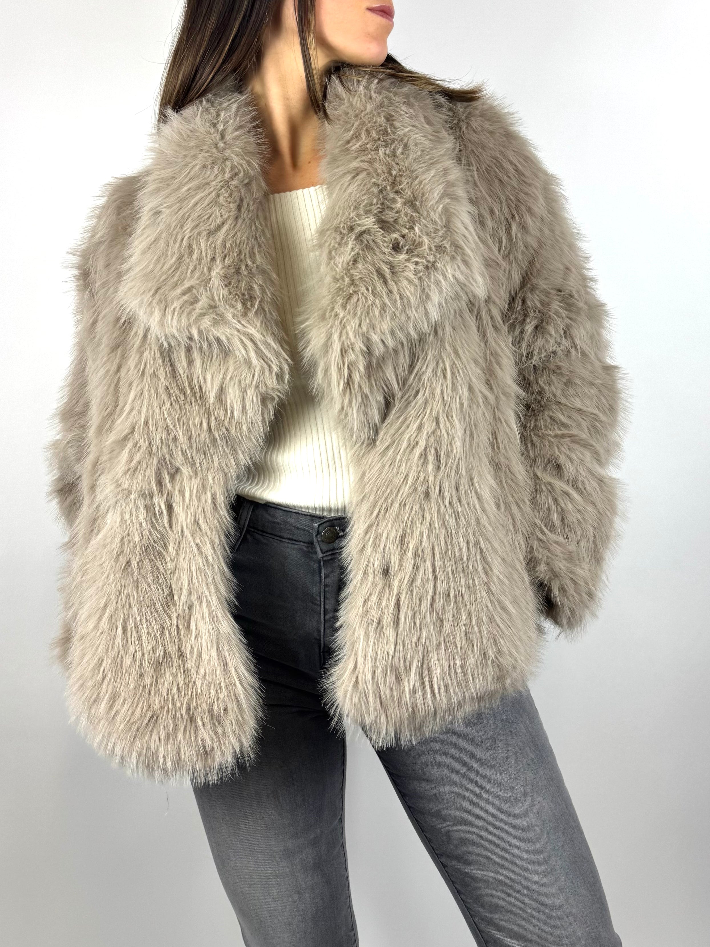 SUSYMIX ECO-PELLICCIA TORTORA
