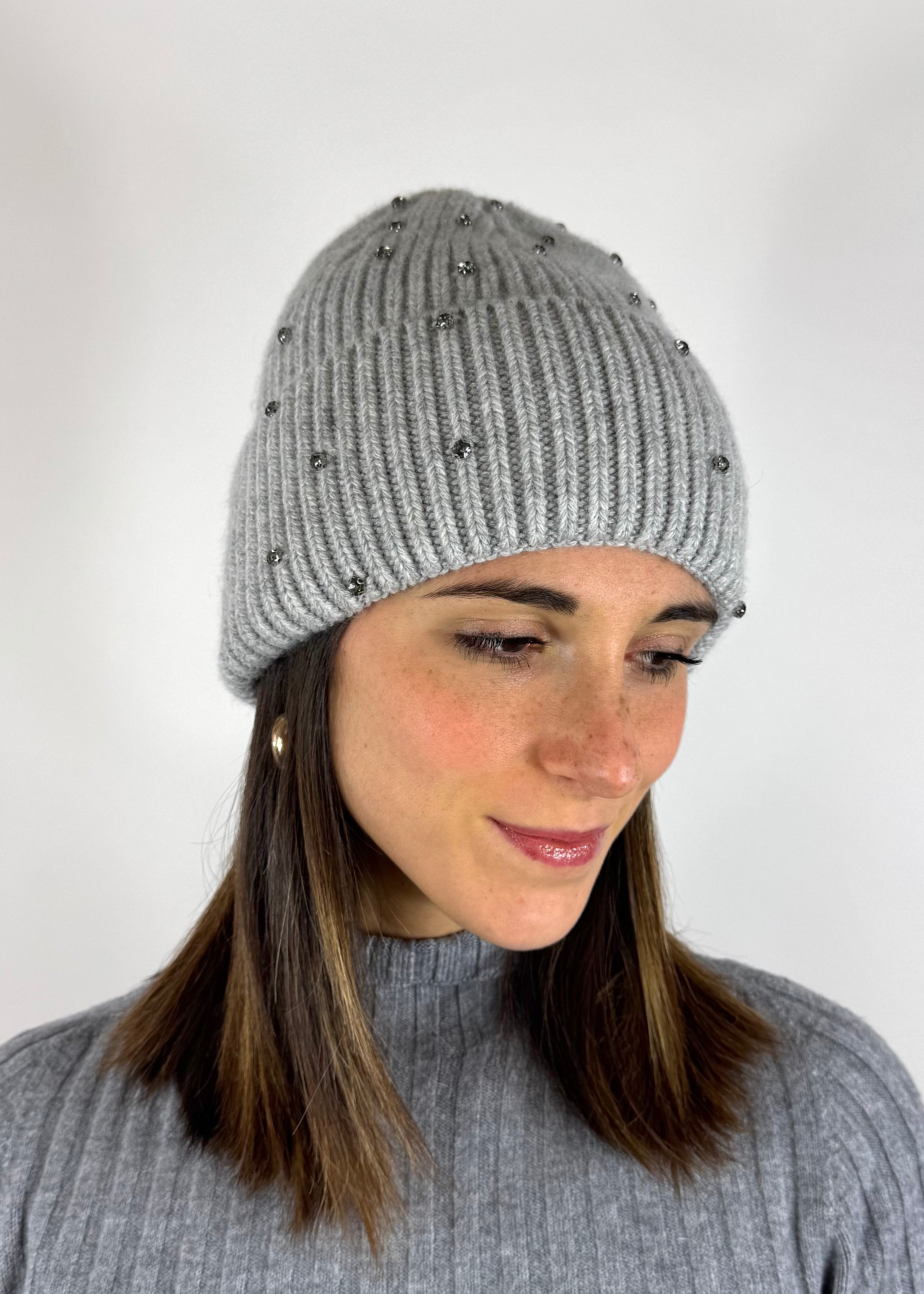 SUSY MIX CUFFIA CON STRASS GRIGIO