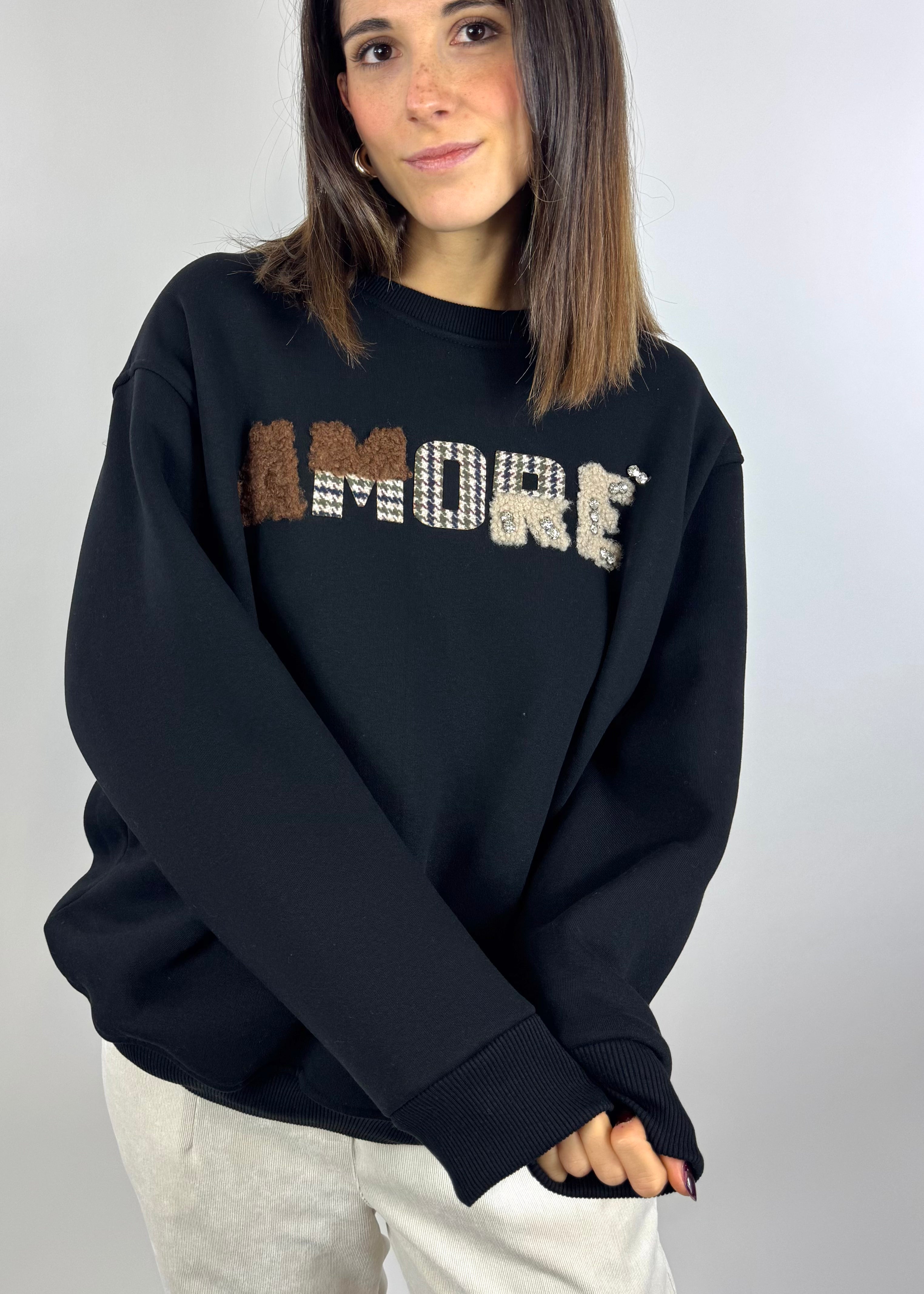 SUSY MIX FELPA AMORE NERA