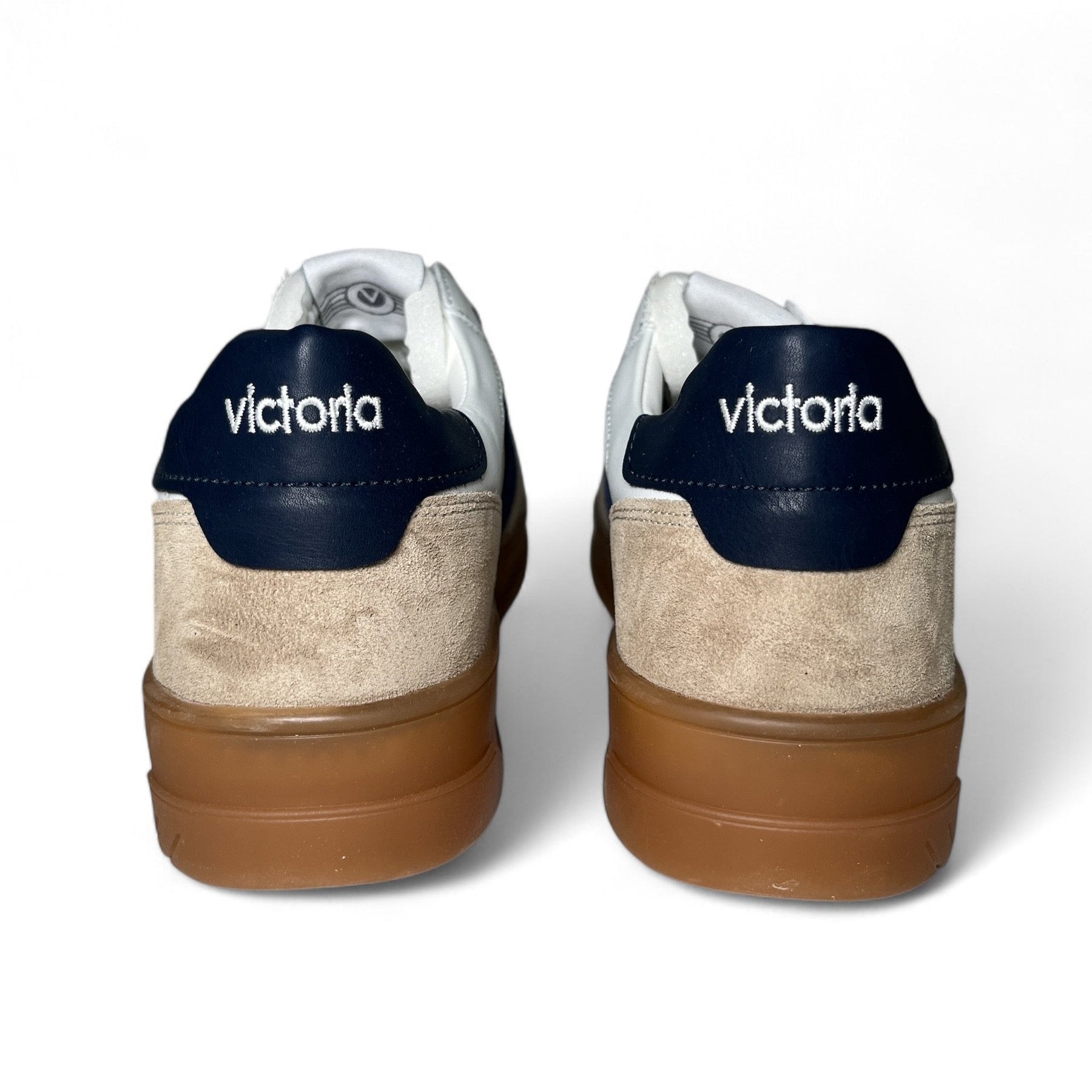 Victoria Sneaker uomo in ecopelle bianca blu
