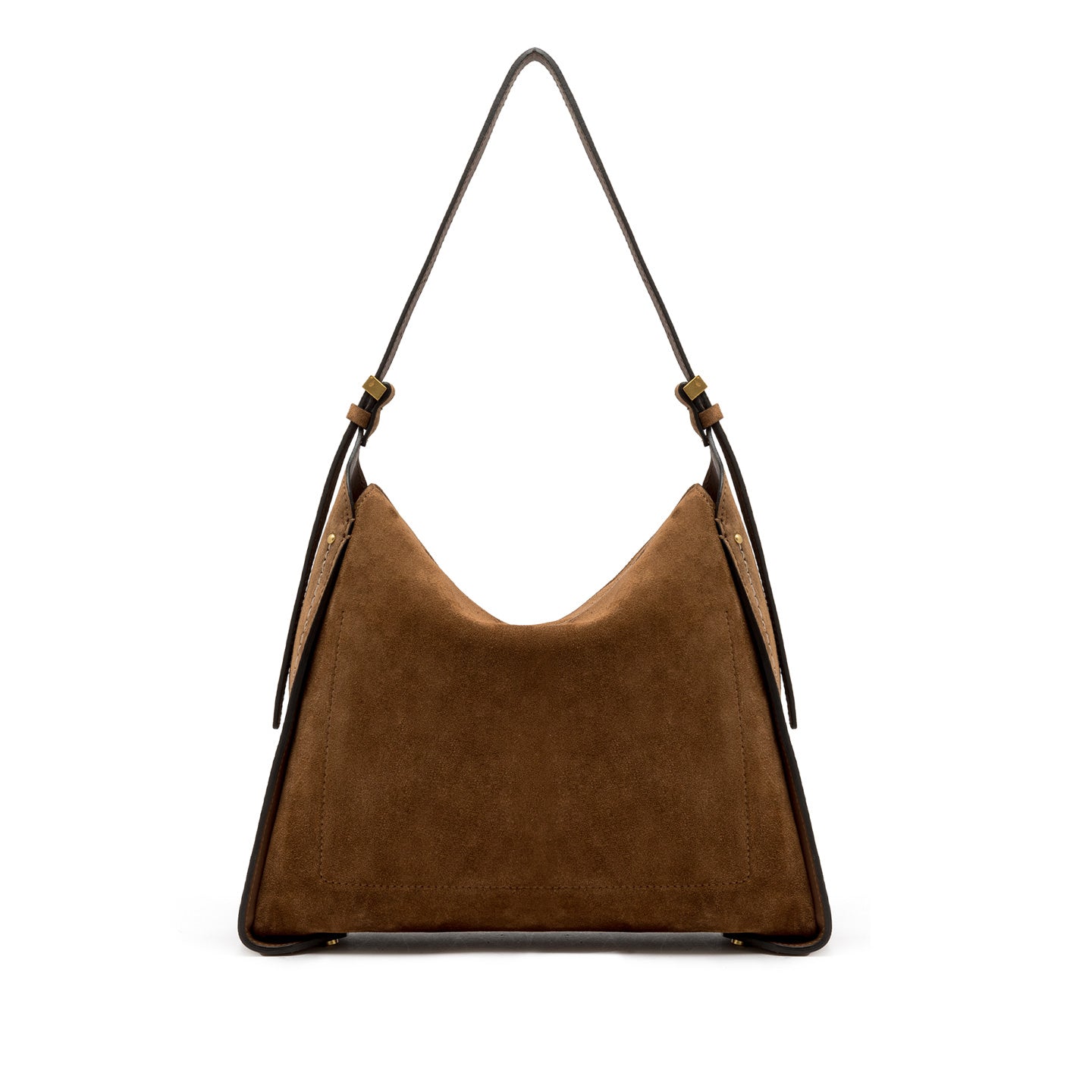 Gianni Chiarini Borsa a spalla di pelle scamosciata penelope cognac