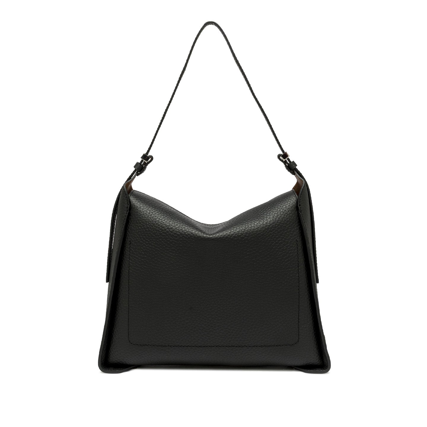 Gianni Chiarini Borsa a spalla di pelle penelope nero-castoro