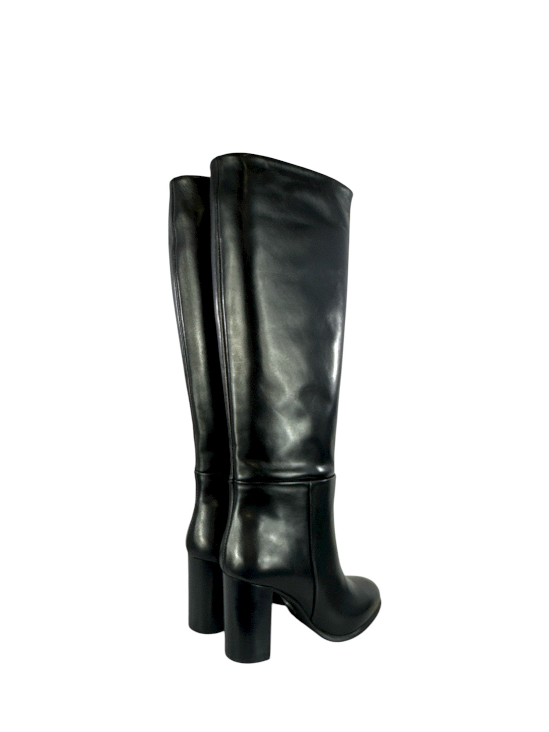 ELISA LANCI stivale in vitello nero