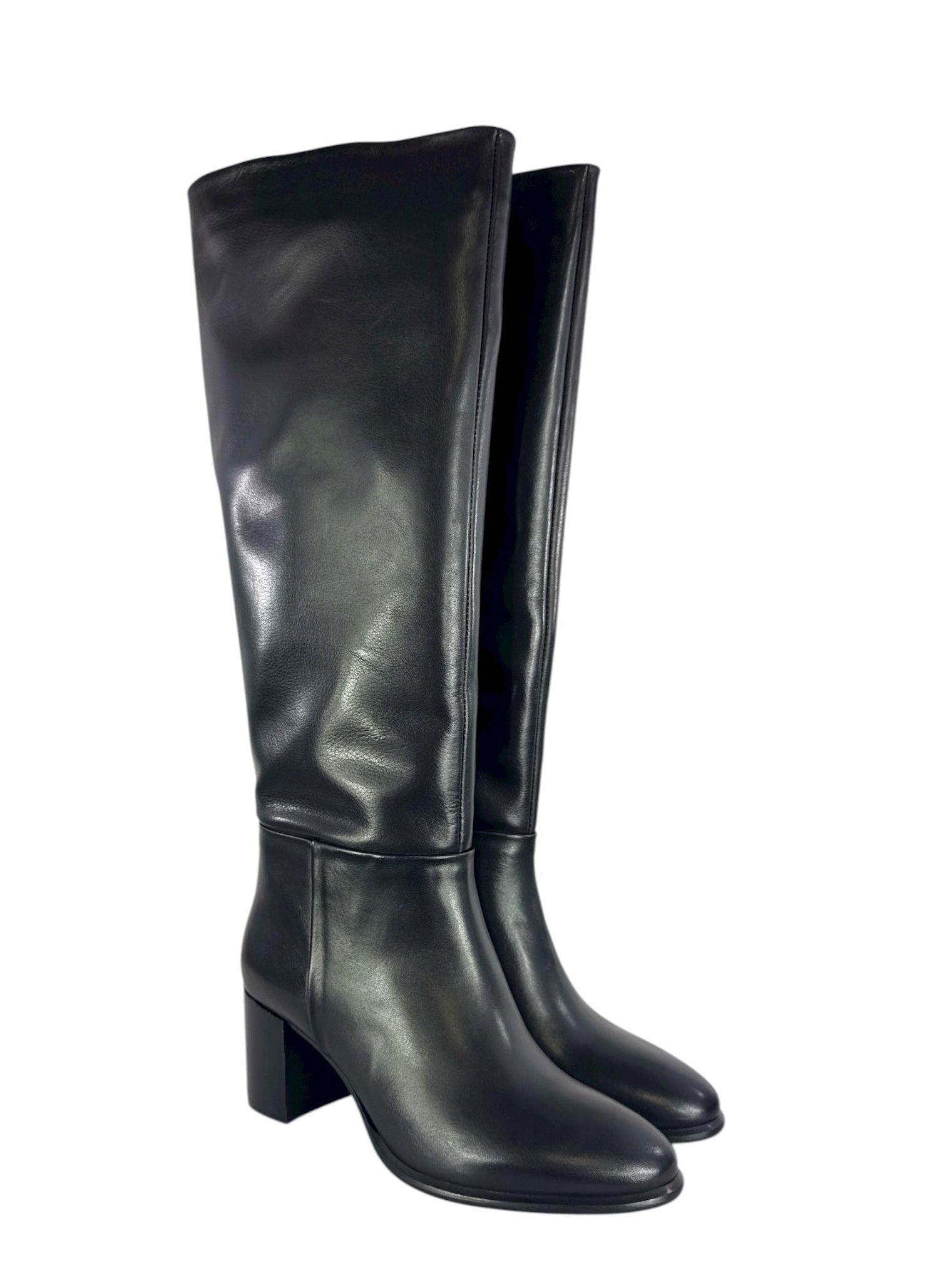 ELISA LANCI stivale in pelle nero