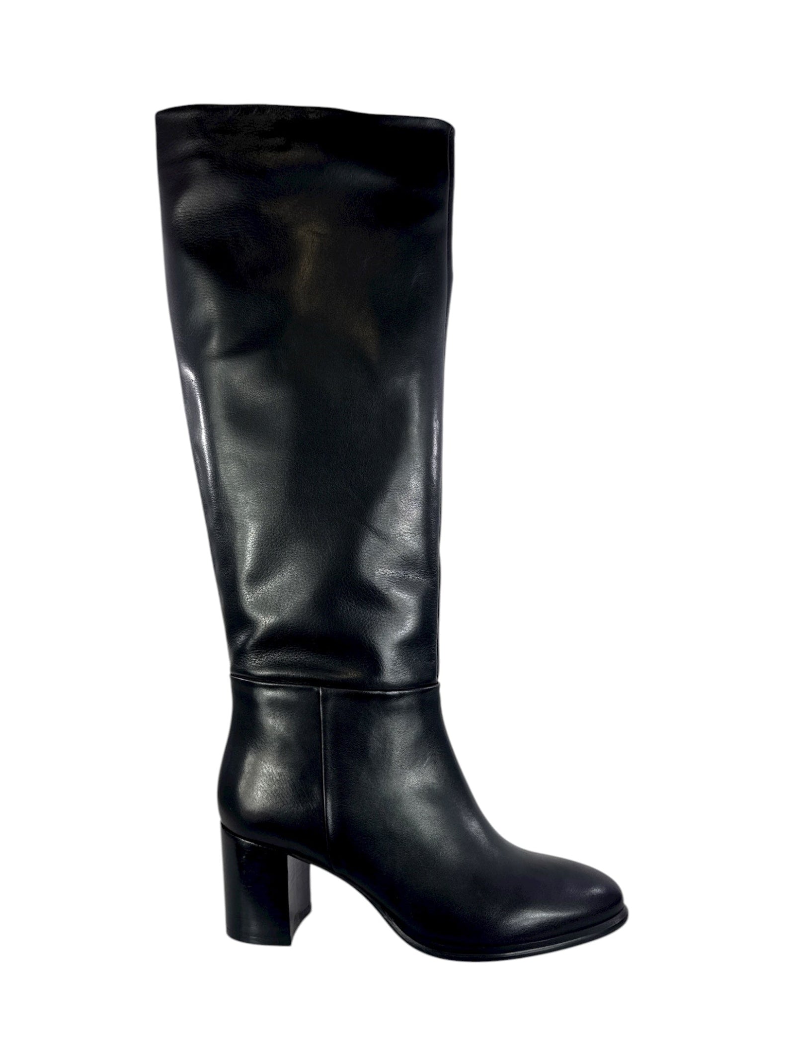 ELISA LANCI stivale in pelle nero