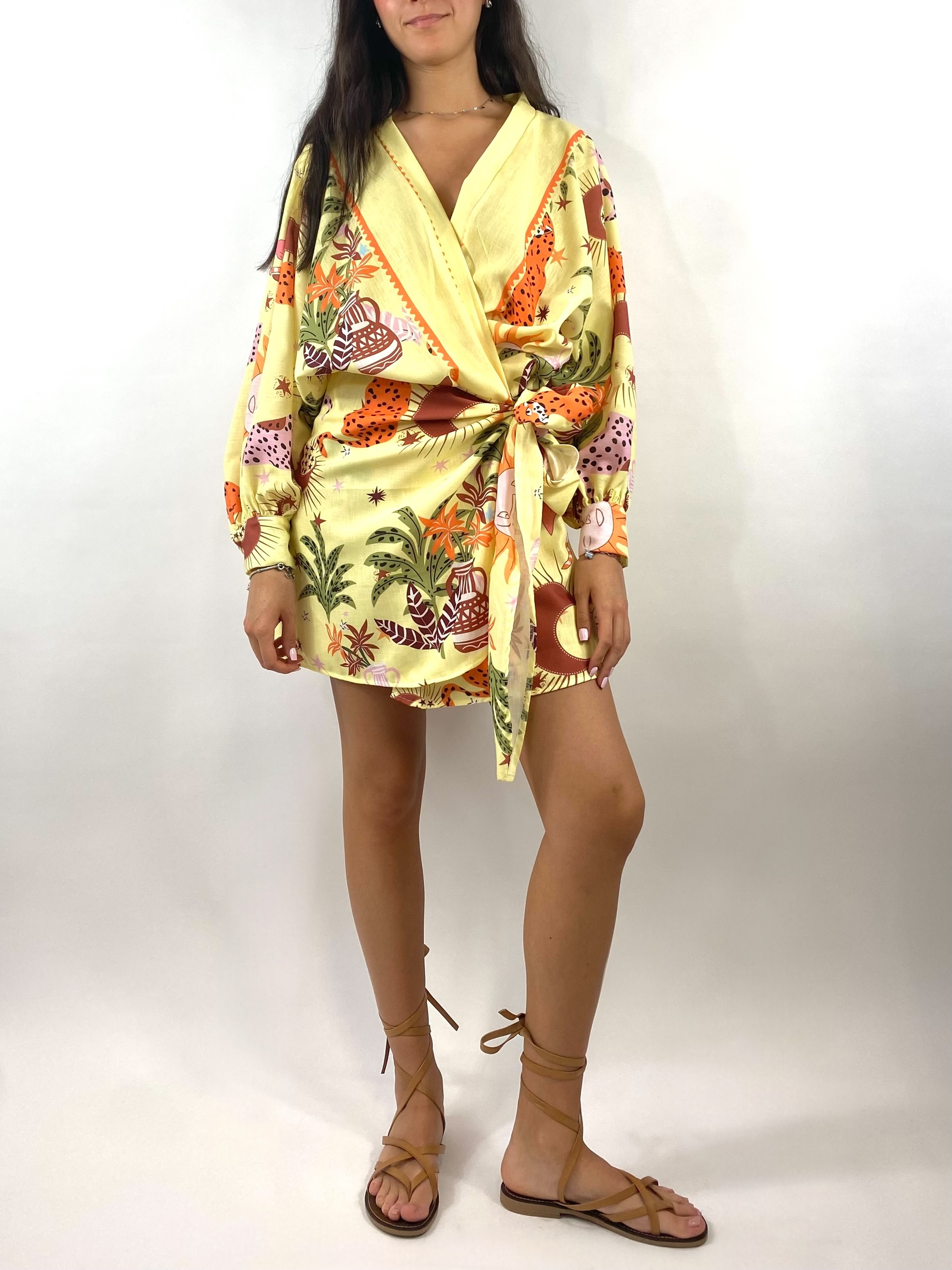 CECILE ABITO JUNGLE GIALLO