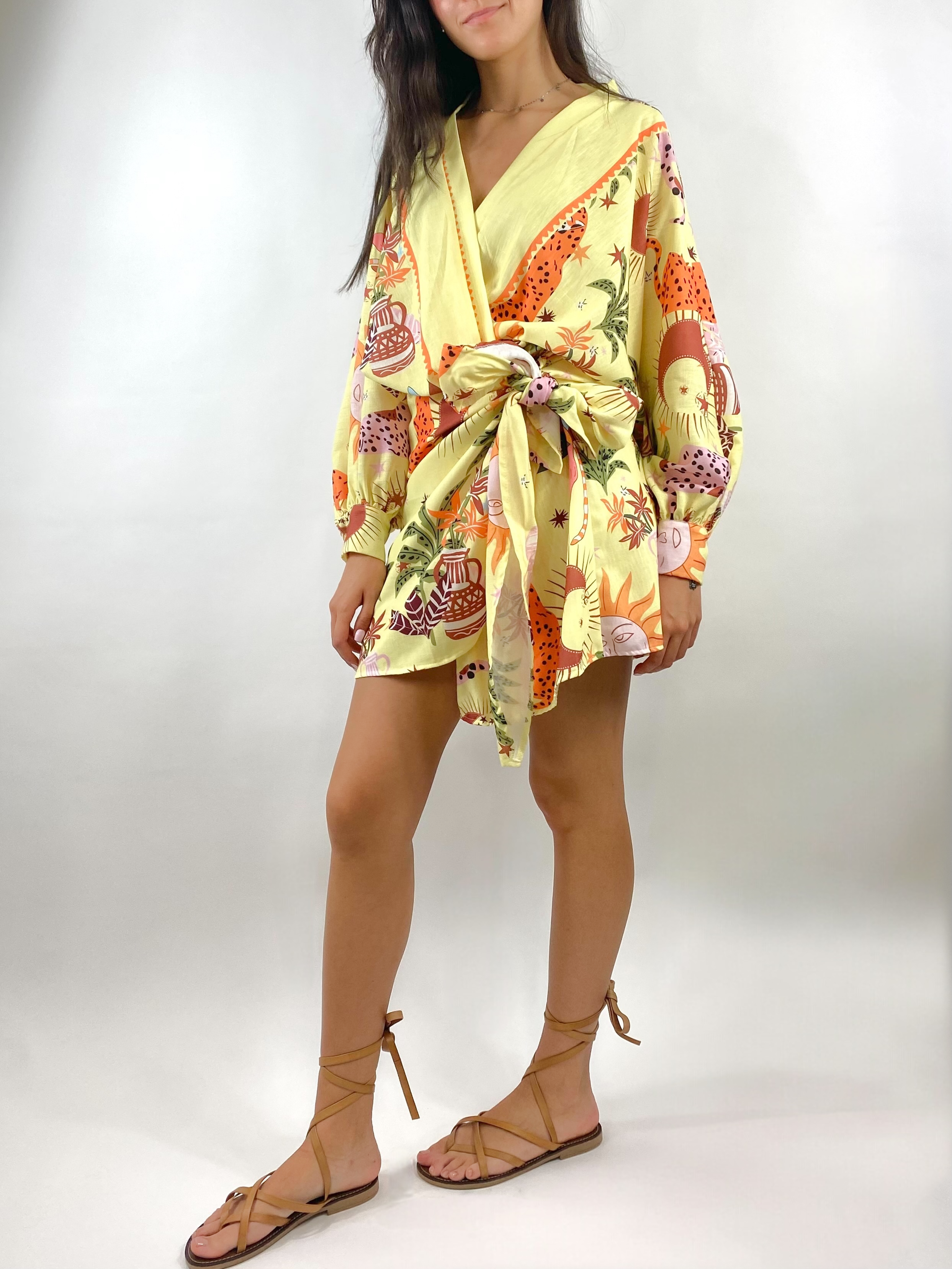 CECILE ABITO JUNGLE GIALLO