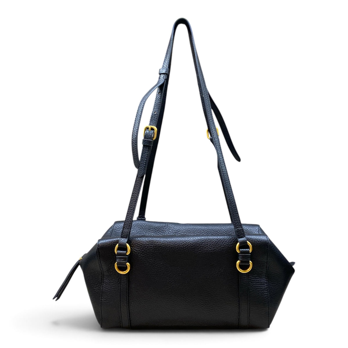 GIANNI CHIARINI BORSA BAULETTO TERRY NERA