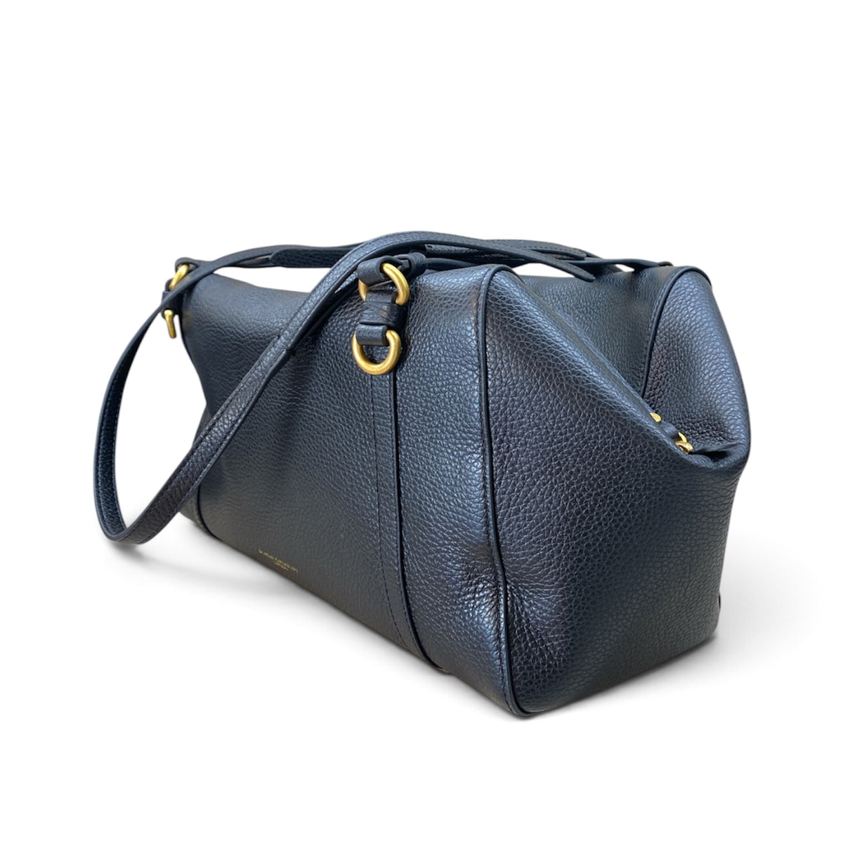 GIANNI CHIARINI BORSA BAULETTO GRANDE TERRY NERA