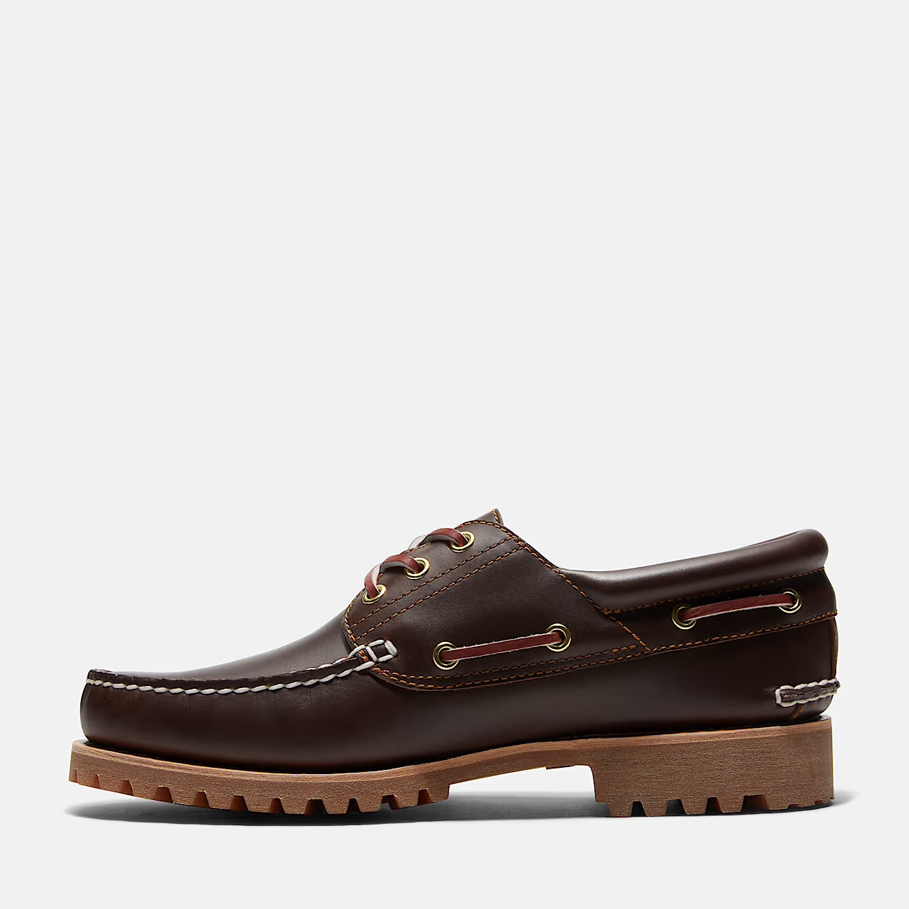 TIMBERLAND Scarpa da Barca Authentic 3-Eye Lug Handsewn marrone