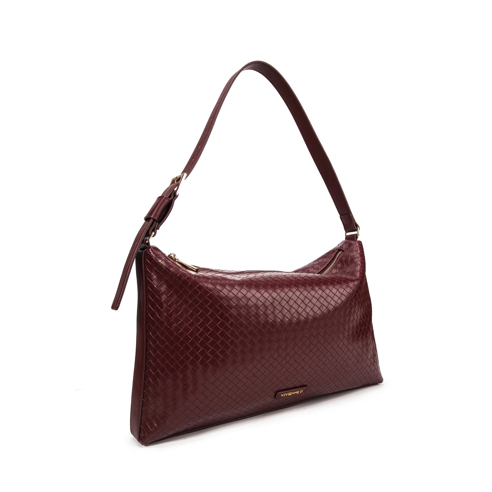 VIVIENNE D borsa a spalla twist bordeaux