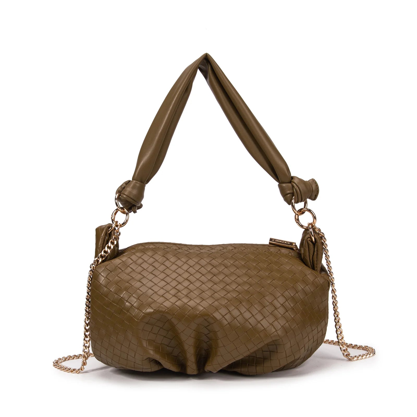 VIVIENNE D borsa a spalla mini twist verde