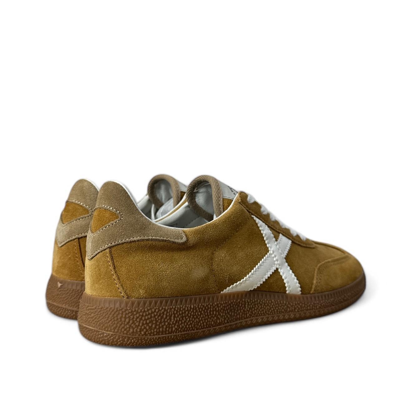 Munich sneakers uomo in suede cuoio