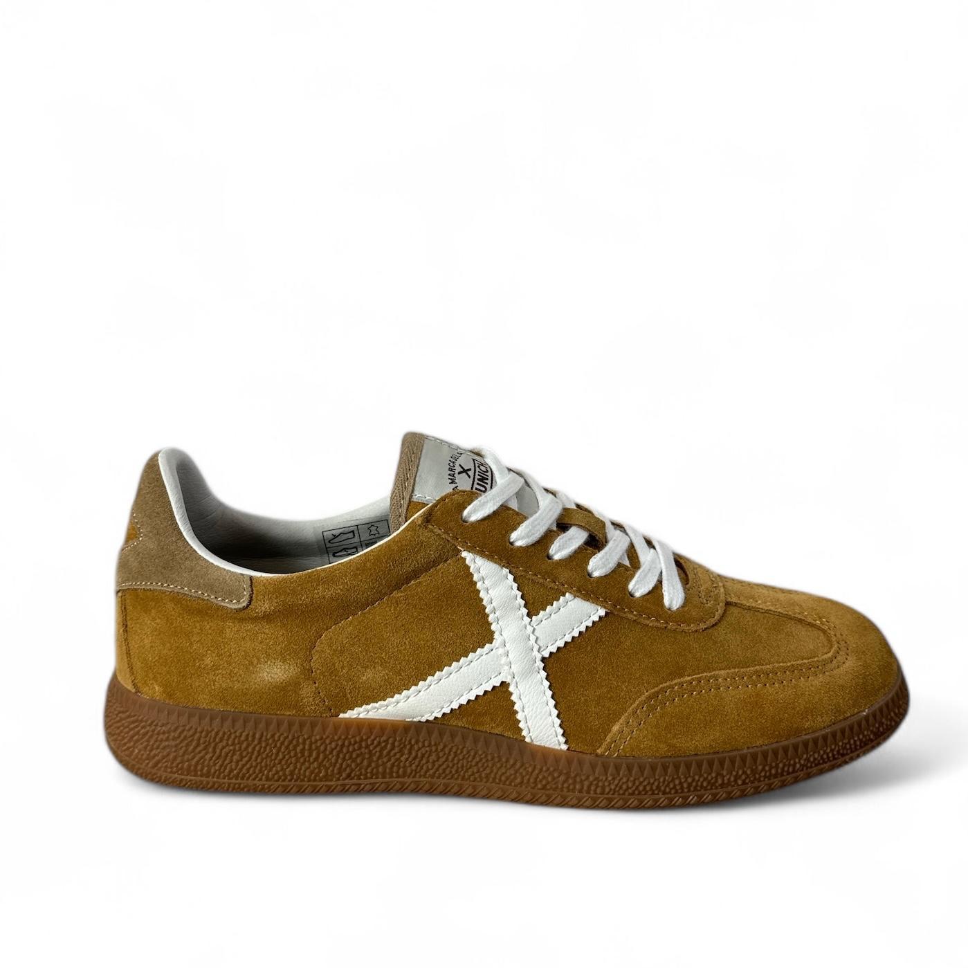 Munich sneakers uomo in suede cuoio
