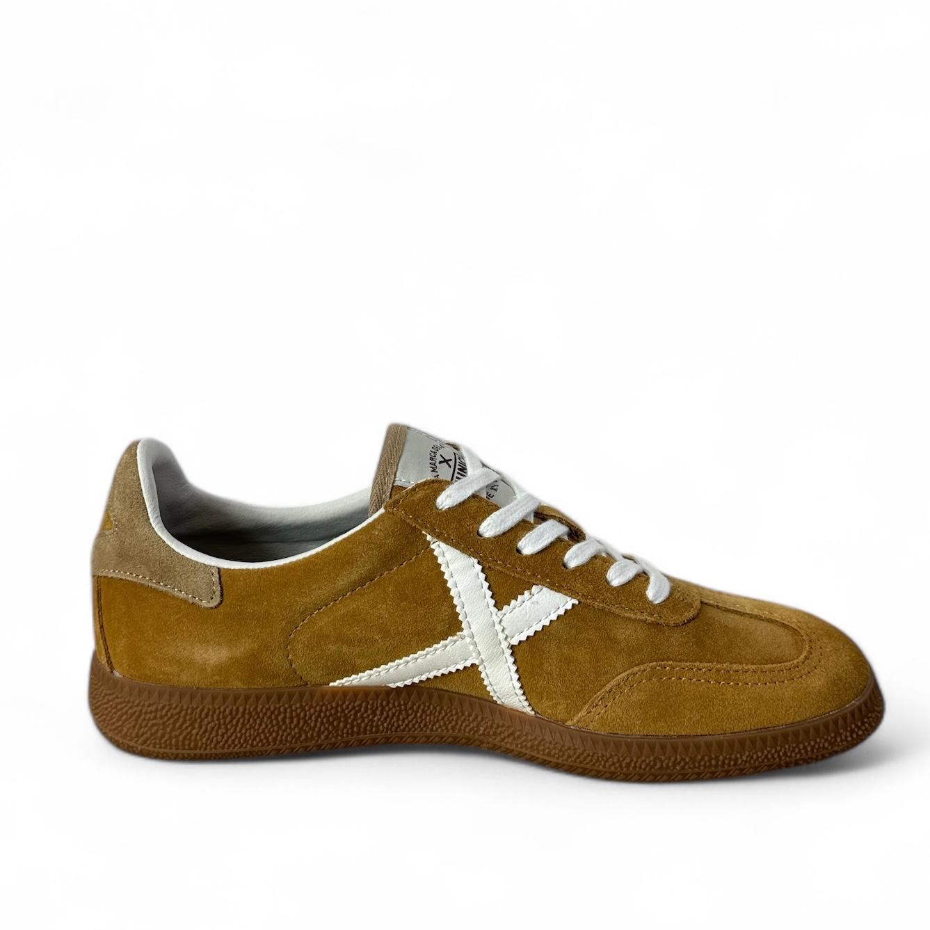 Munich sneakers uomo in suede cuoio
