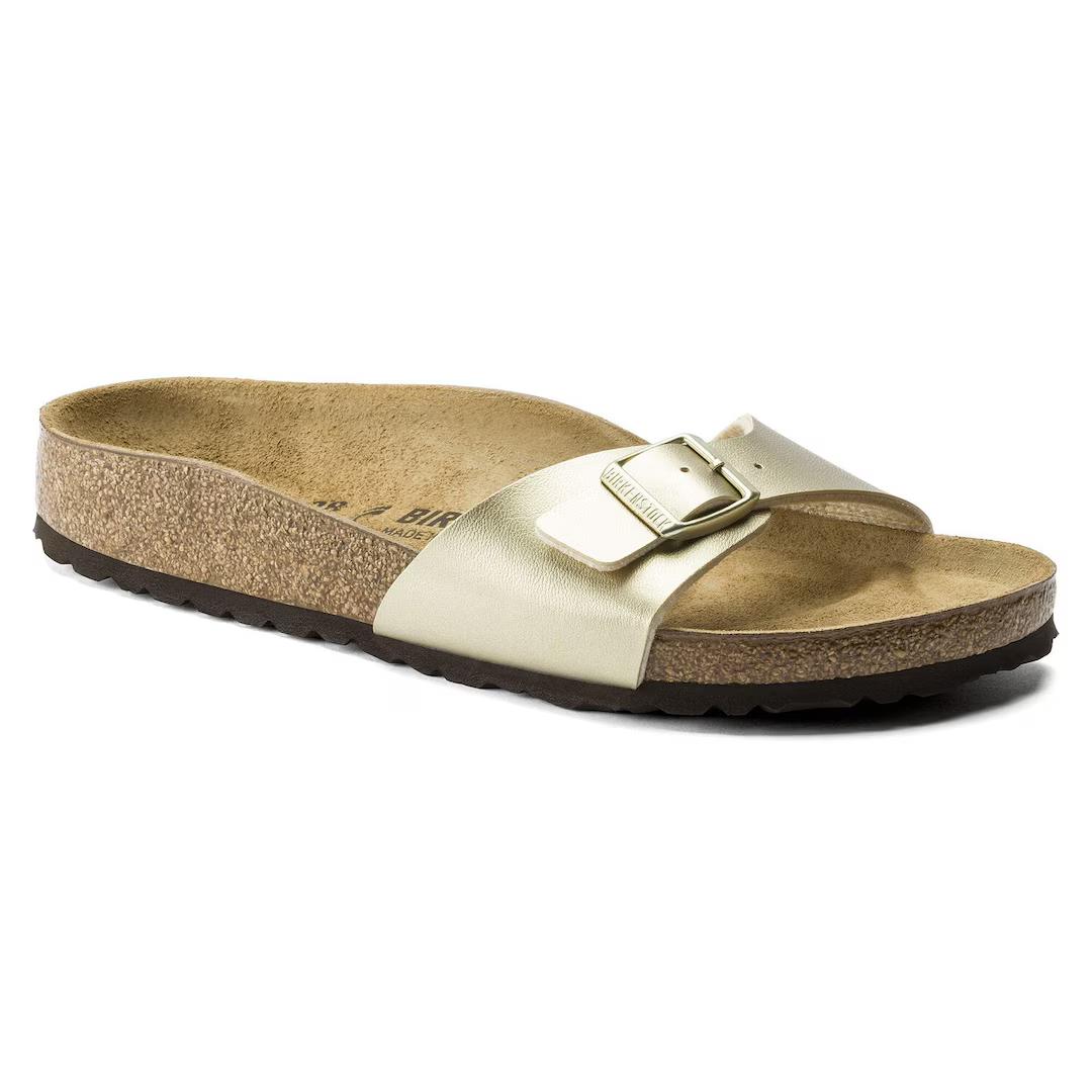 Birkenstock ciabatta donna una fascia birko flor oro