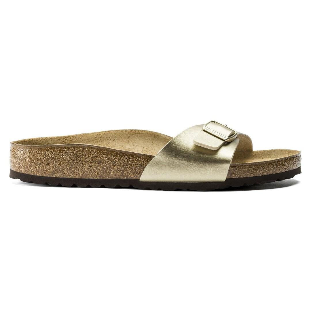 Birkenstock ciabatta donna una fascia birko flor oro