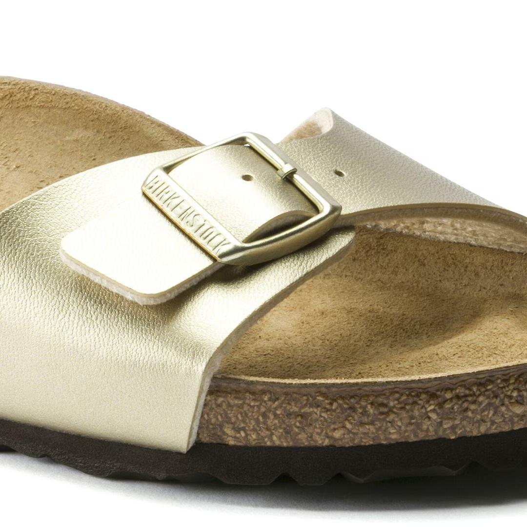 Birkenstock ciabatta donna una fascia birko flor oro