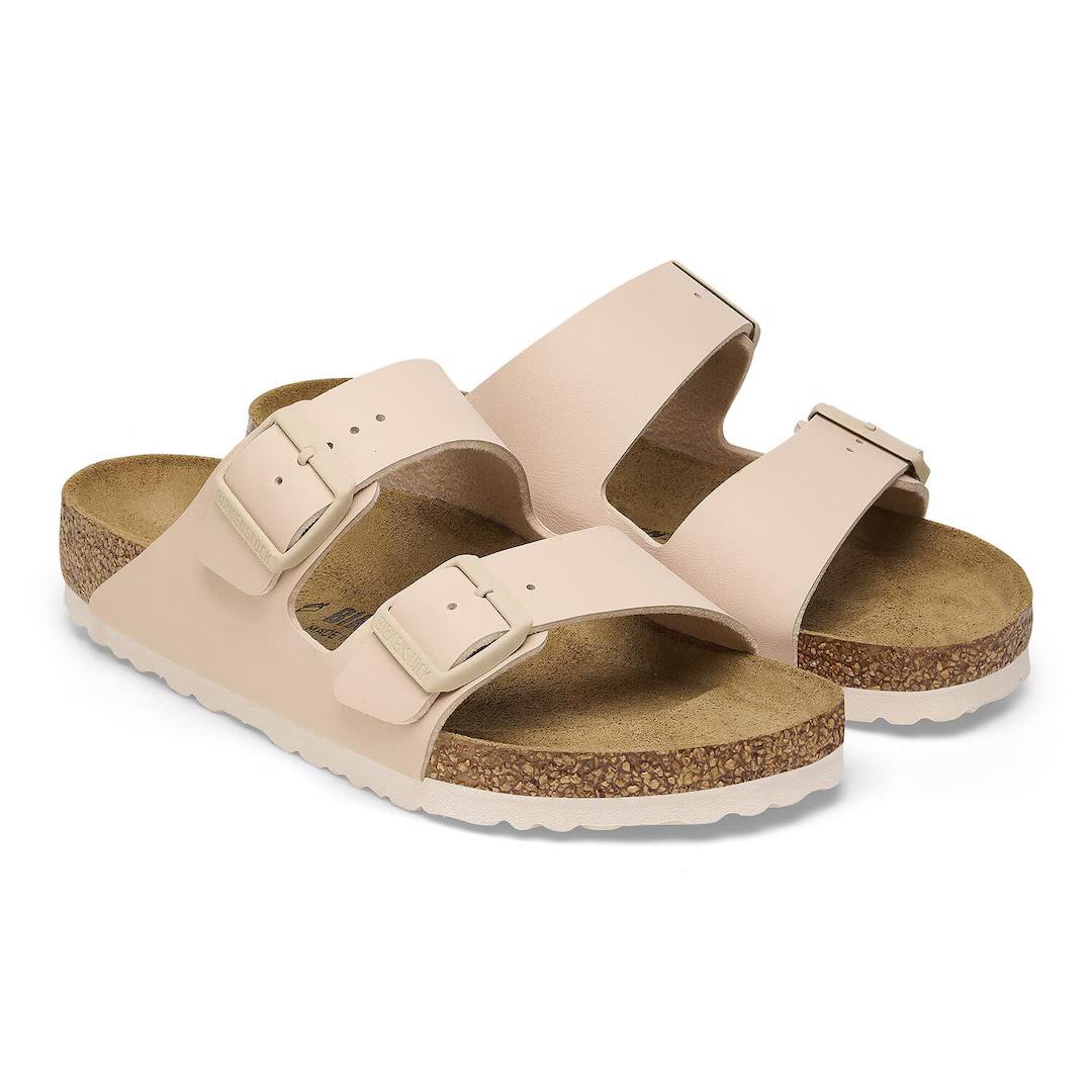 Birkenstock ciabatta donna arizona due fasce birko flor new beige