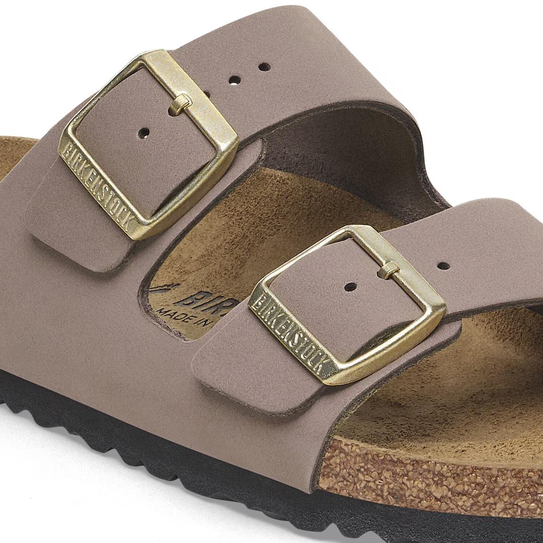 Birkenstock ciabatta donna due fasce in nabuck faded purple