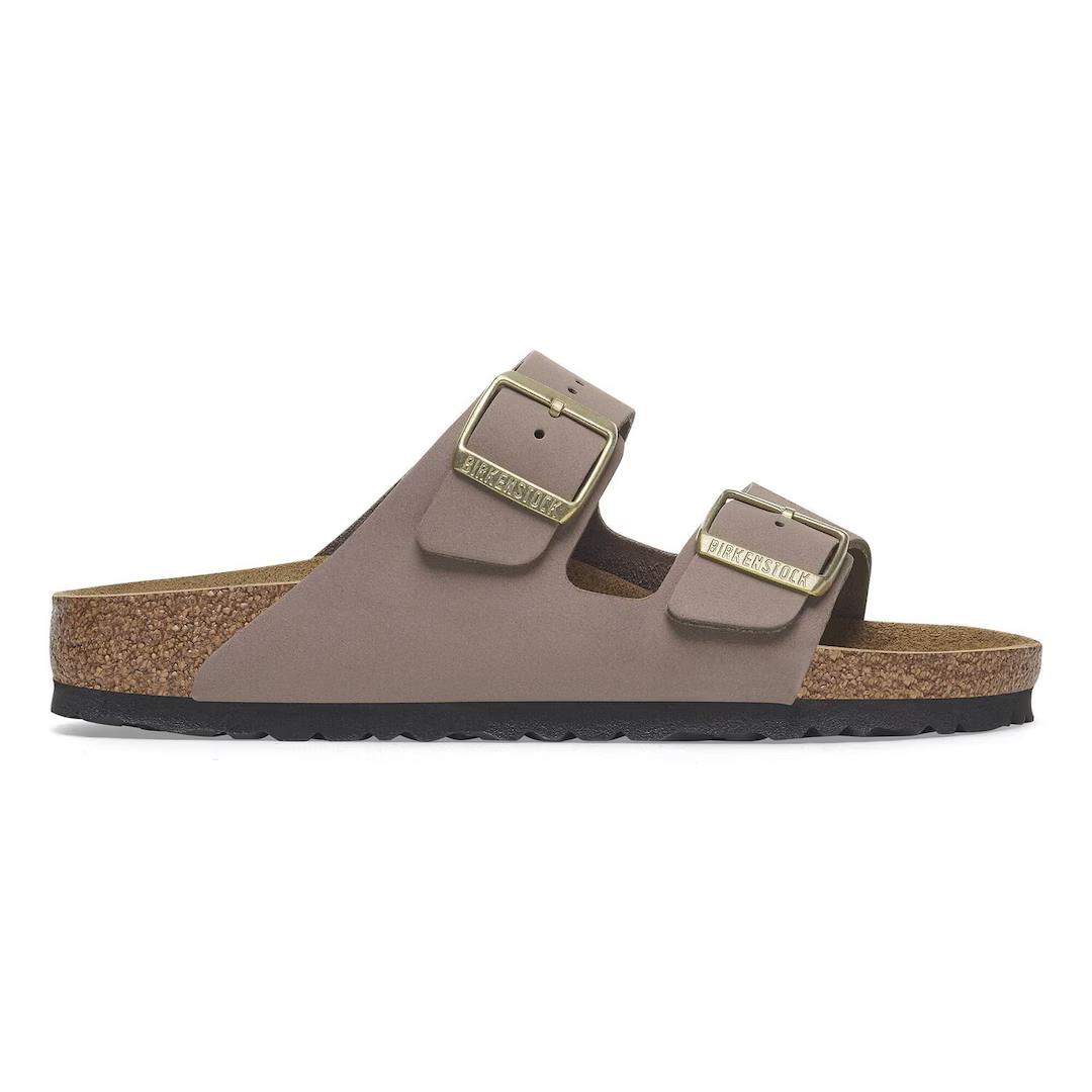 Birkenstock ciabatta donna due fasce in nabuck faded purple