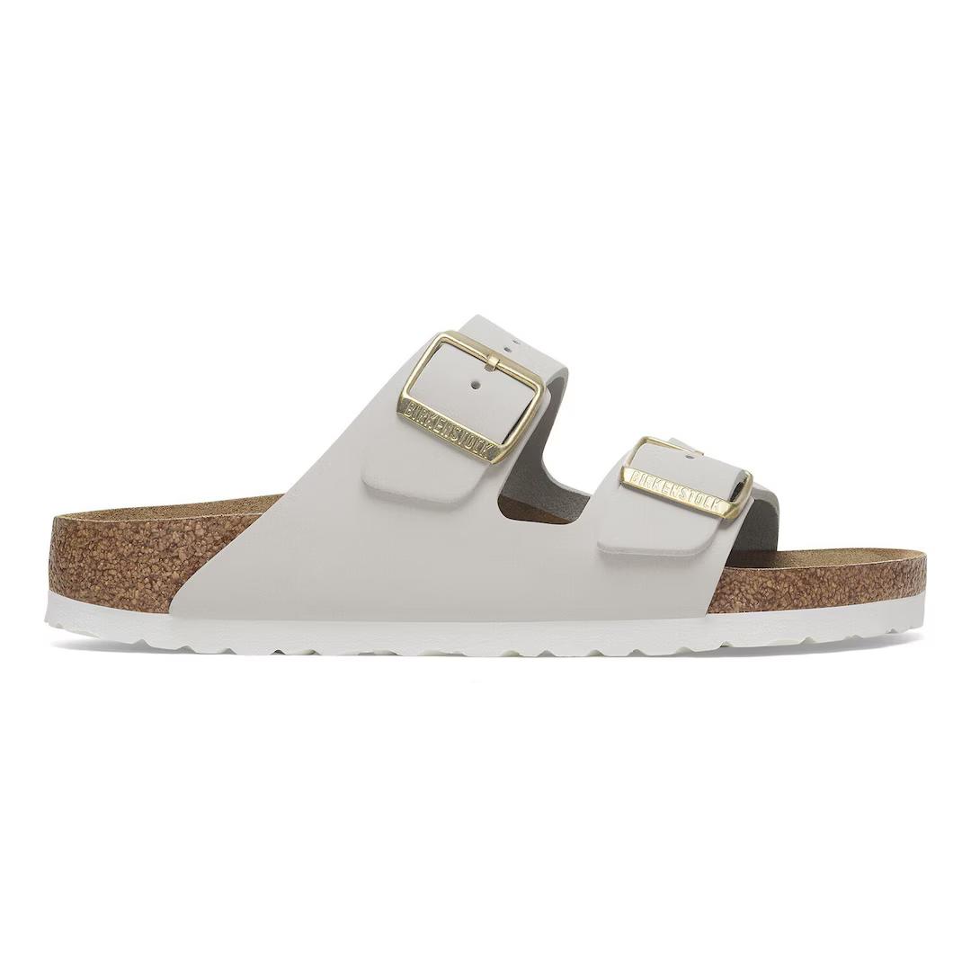 Birkenstock Ciabatta due fasce nabuck bianco