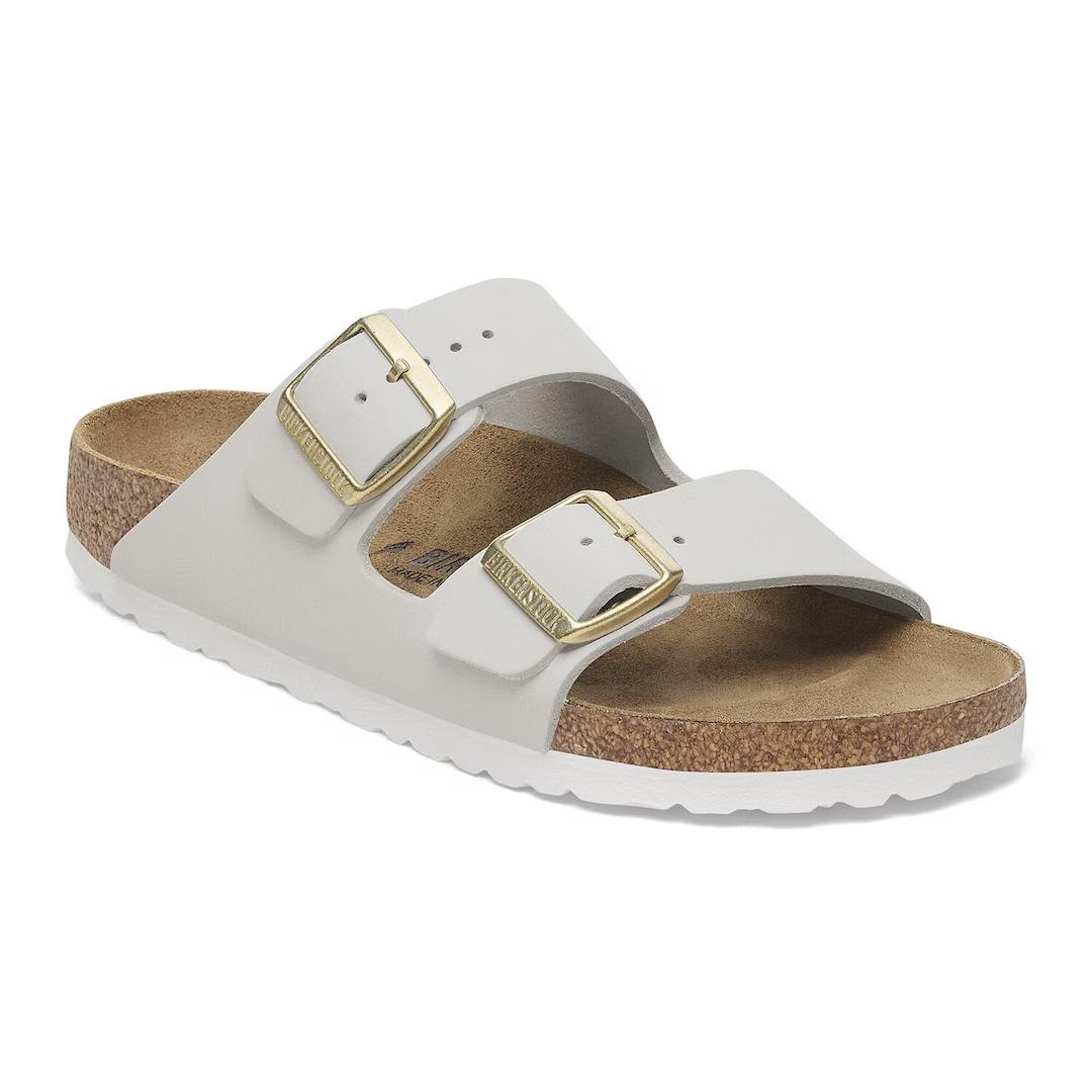 Birkenstock Ciabatta due fasce nabuck bianco