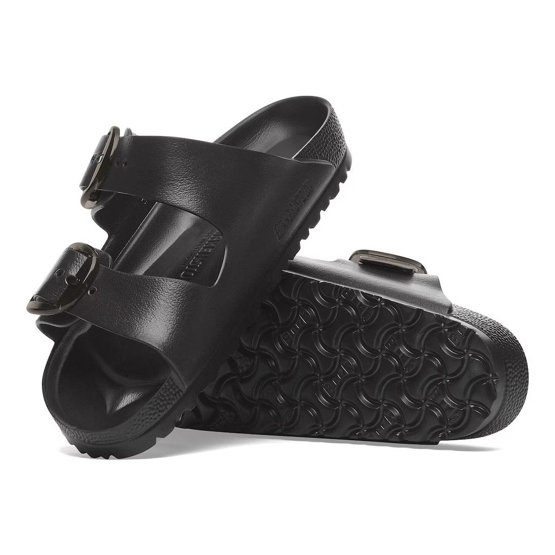 Birkenstock ciabatta due fasce in Eva nero
