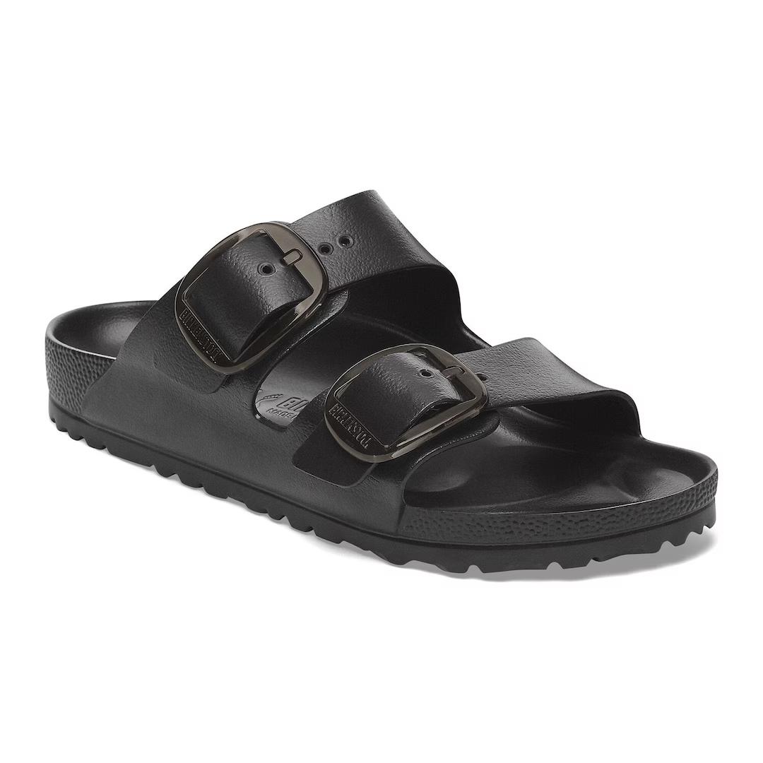 Birkenstock ciabatta due fasce in Eva nero