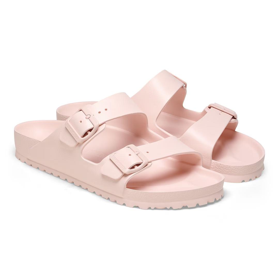 Birkenstock ciabatta due fasce in Eva rosa