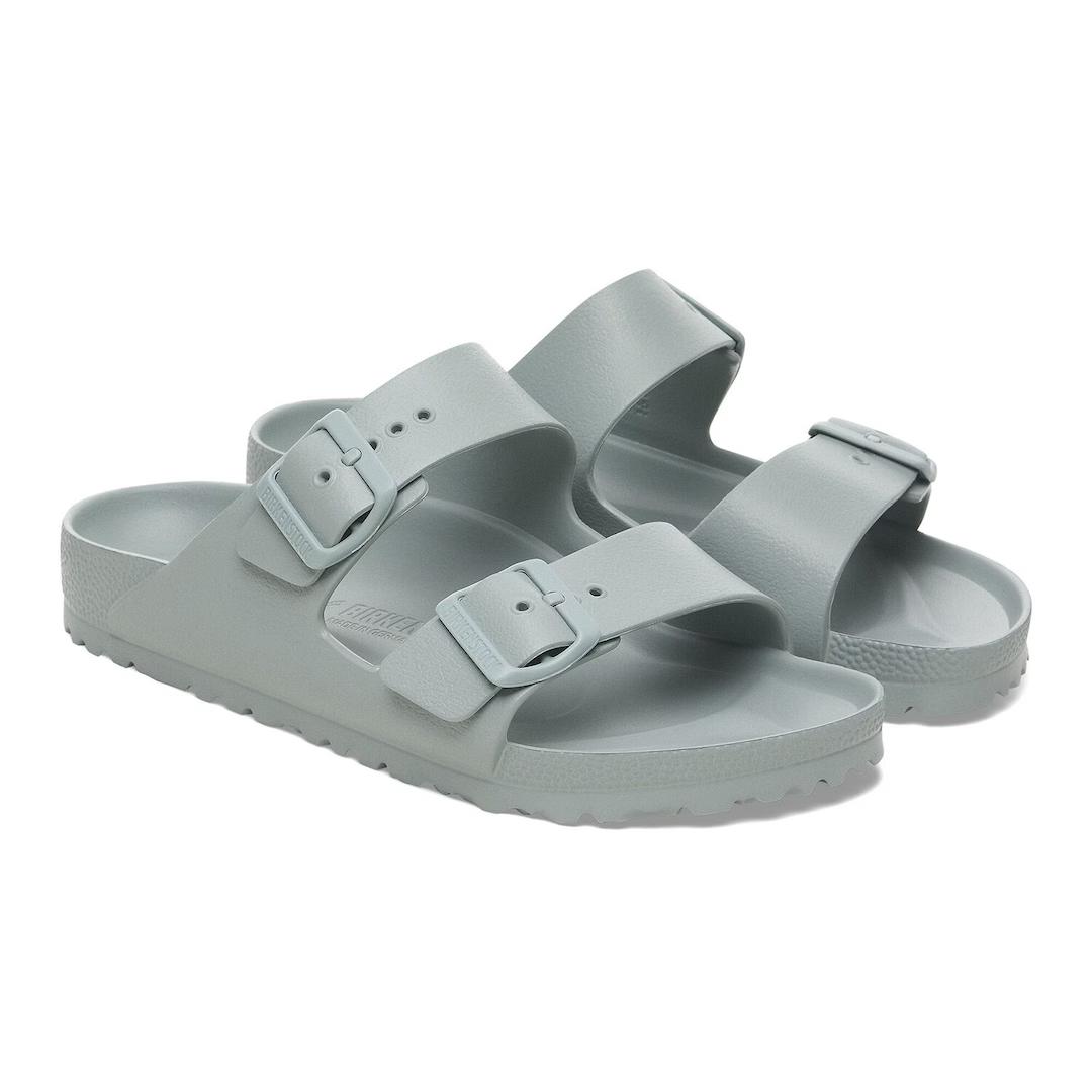 Birkenstock ciabatta due fasce in Eva color salvia
