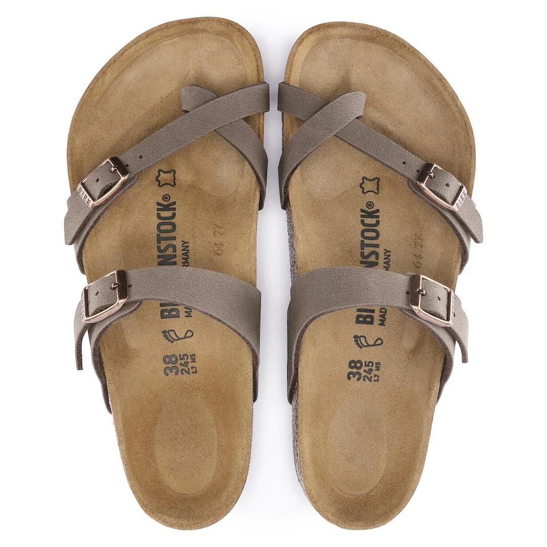 Birkenstock ciabatta unisex con infrapollice e faccetta regolabile in birko flor